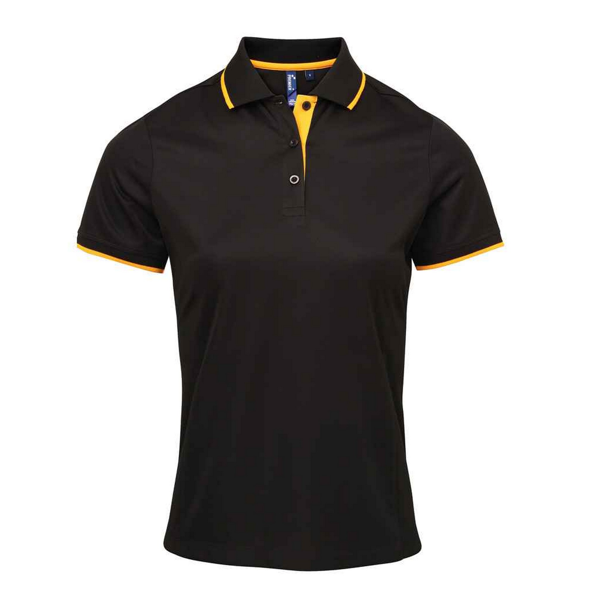 Premier Damen/Ladies Coolchecker Kontrast Piqué Polo Shirt PC5459 - Bild 14 von 34