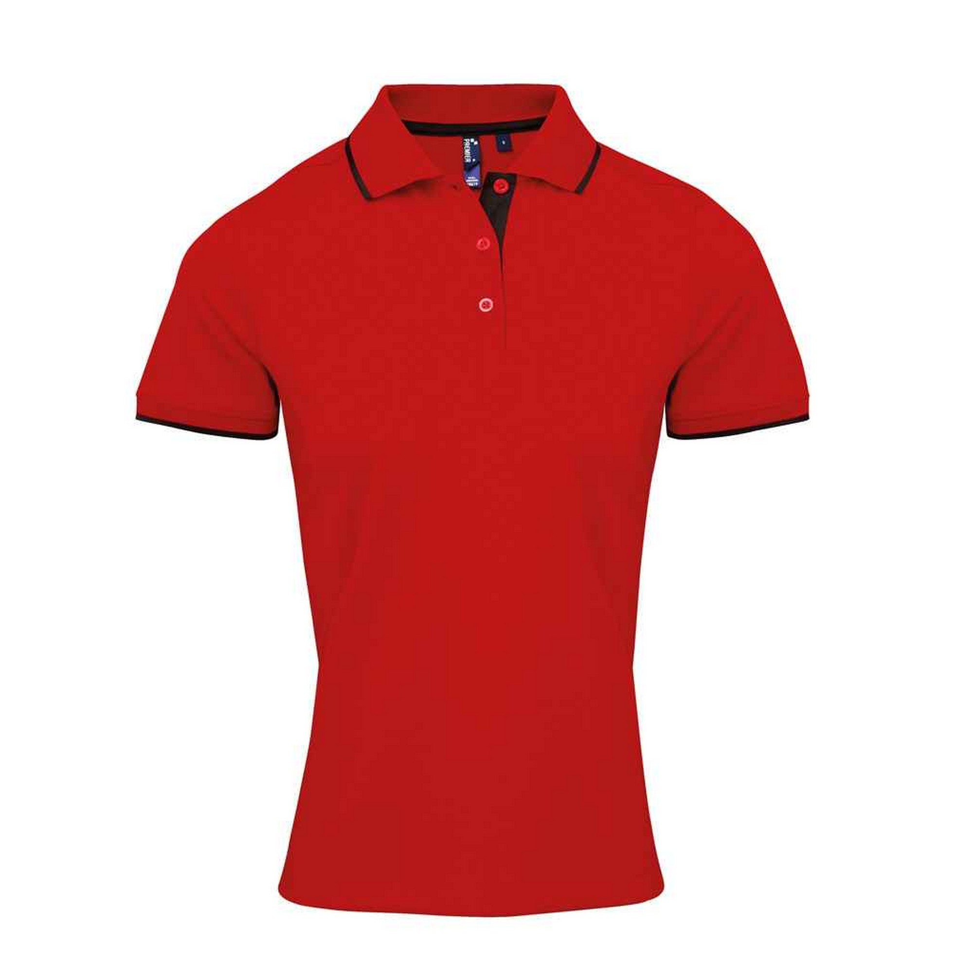Premier Damen/Ladies Coolchecker Kontrast Piqué Polo Shirt PC5459 - Bild 29 von 34