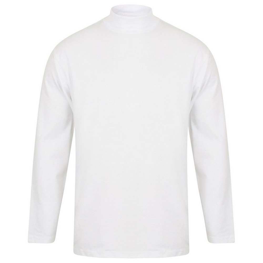 Henbury Mens Roll Neck Long-Sleeved Top PC5985 - Picture 5 of 7
