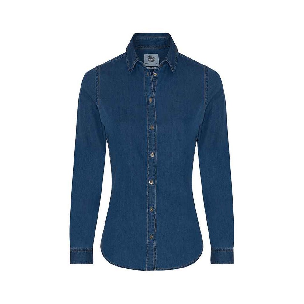 So Denim Damen/Ladies Lucy Jeanshemd / N/A N/A PC6159 - Bild 2 von 3