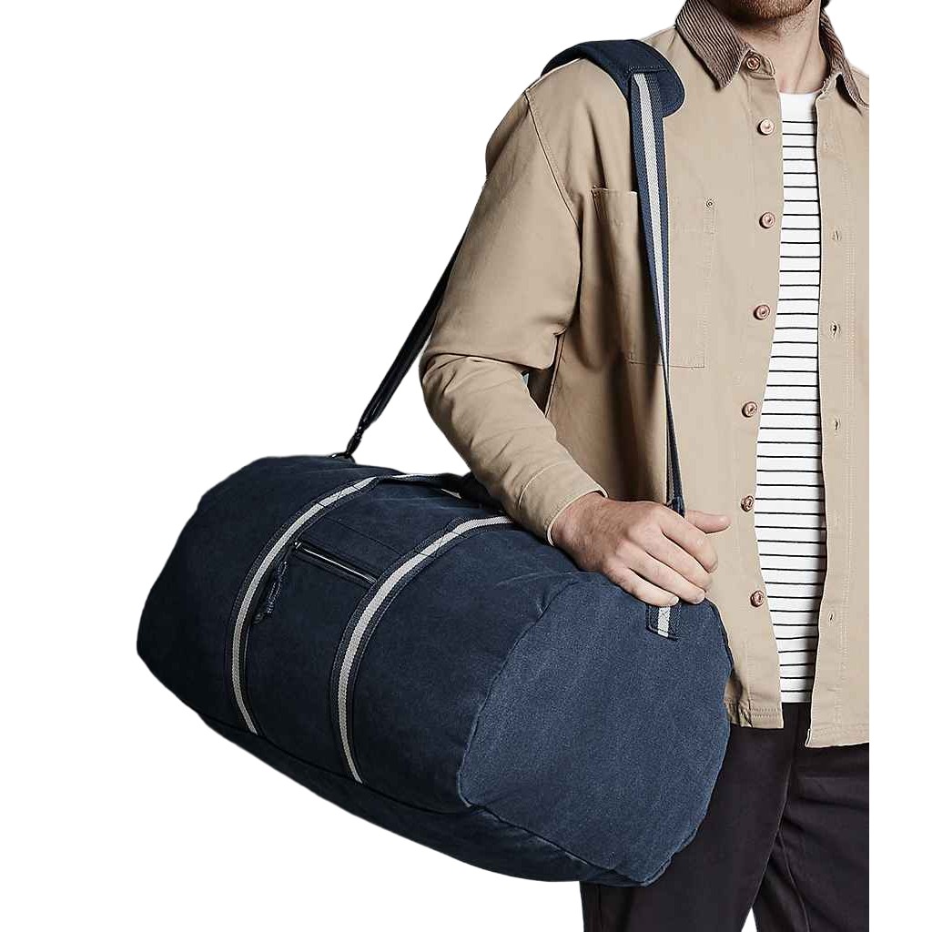 Quadra Vintage Canvas Duffle Bag PC6446 - Picture 7 of 8