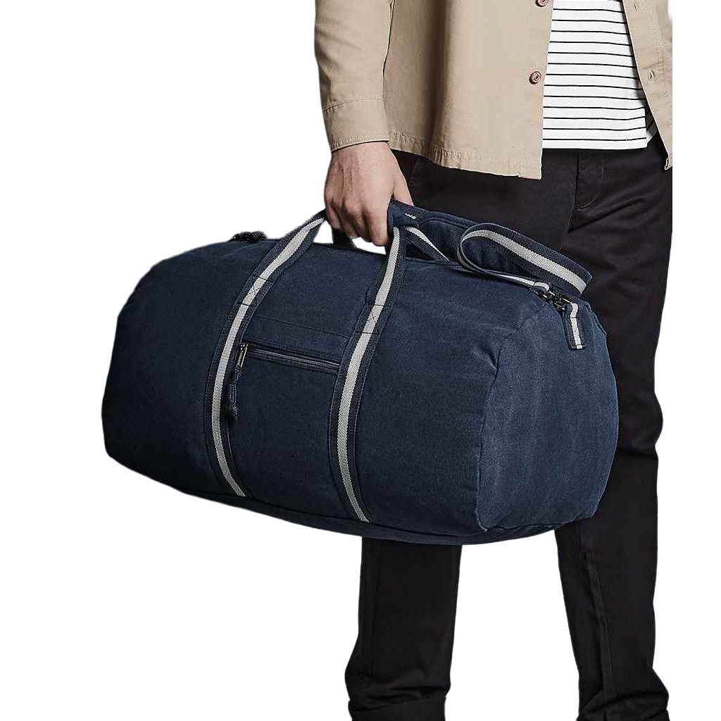 Quadra Vintage Canvas Duffle Bag PC6446 - Picture 8 of 8