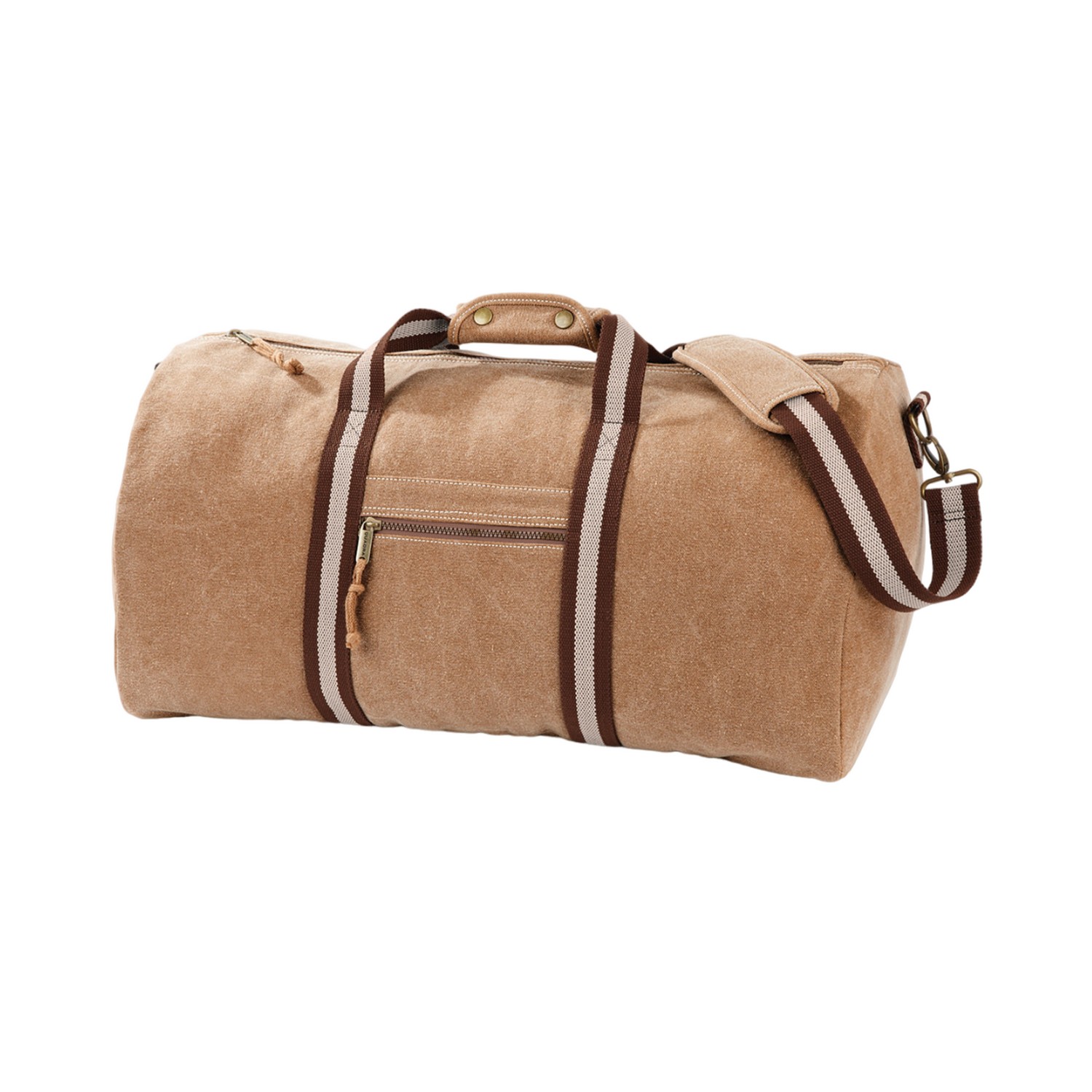 Quadra Vintage Canvas Duffle Bag PC6446 - Picture 2 of 8