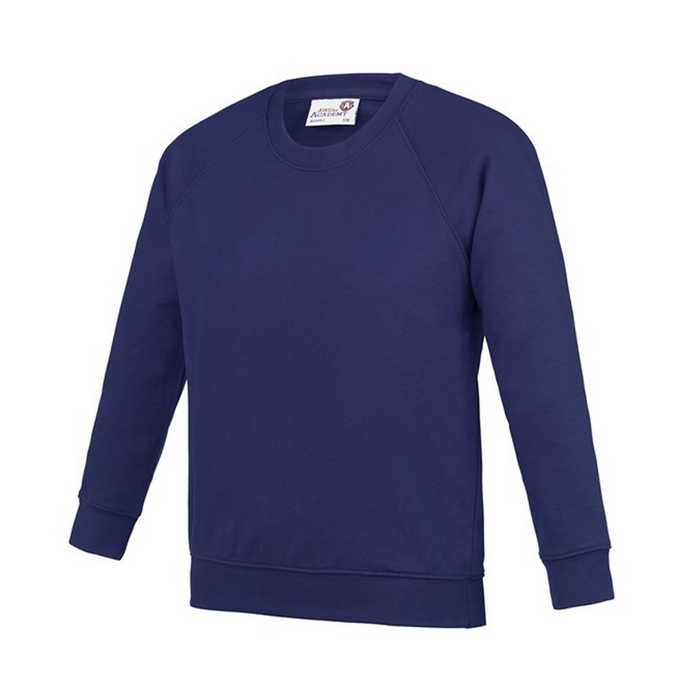 Awdis Childrens/Kids Academy Raglan Sweatshirt (PC7093) - Picture 16 of 23