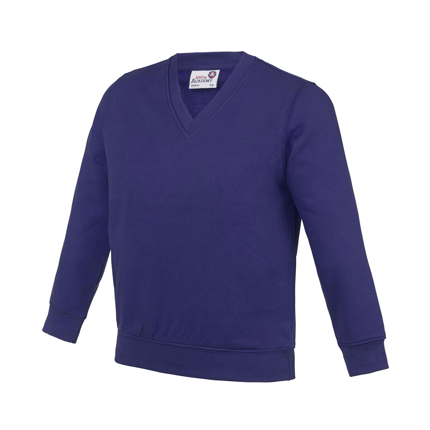 Awdis Childrens/Kids Academy V Neck Sweatshirt (PC7159) - Picture 13 of 18