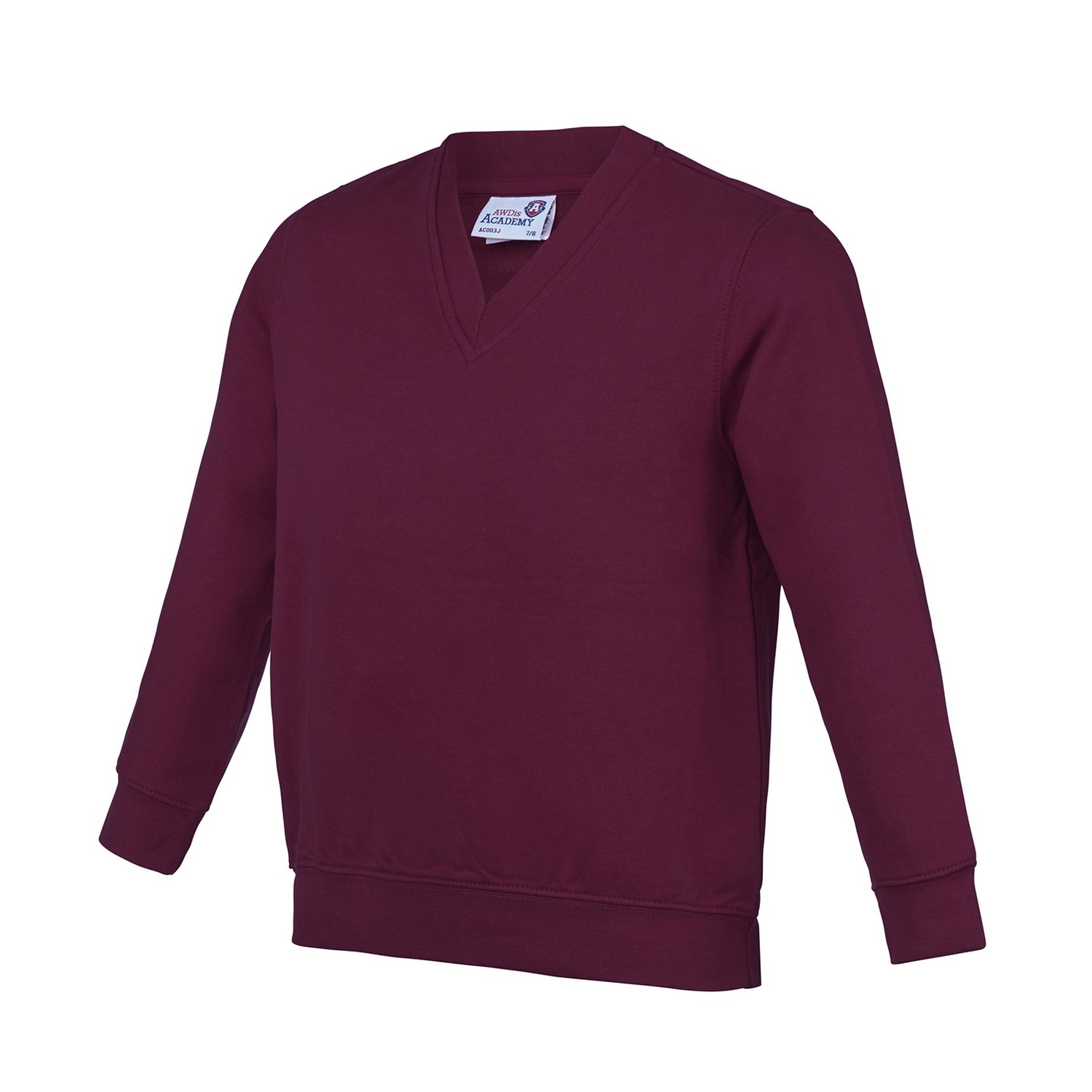 Awdis Childrens/Kids Academy V Neck Sweatshirt (PC7159) - Picture 3 of 18