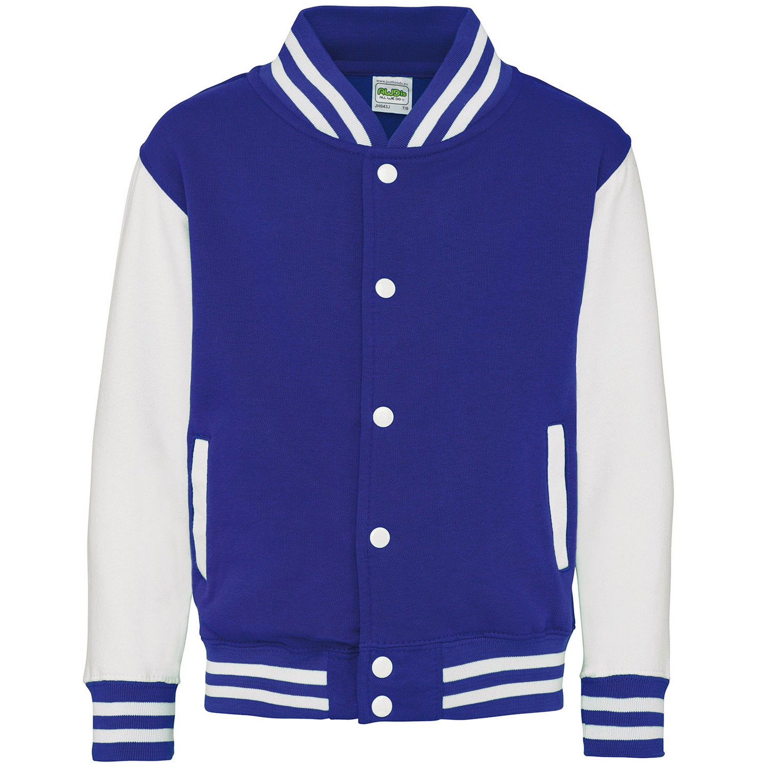 Awdis Childrens/Kids Varsity Jacket (PC7314) - Picture 17 of 18