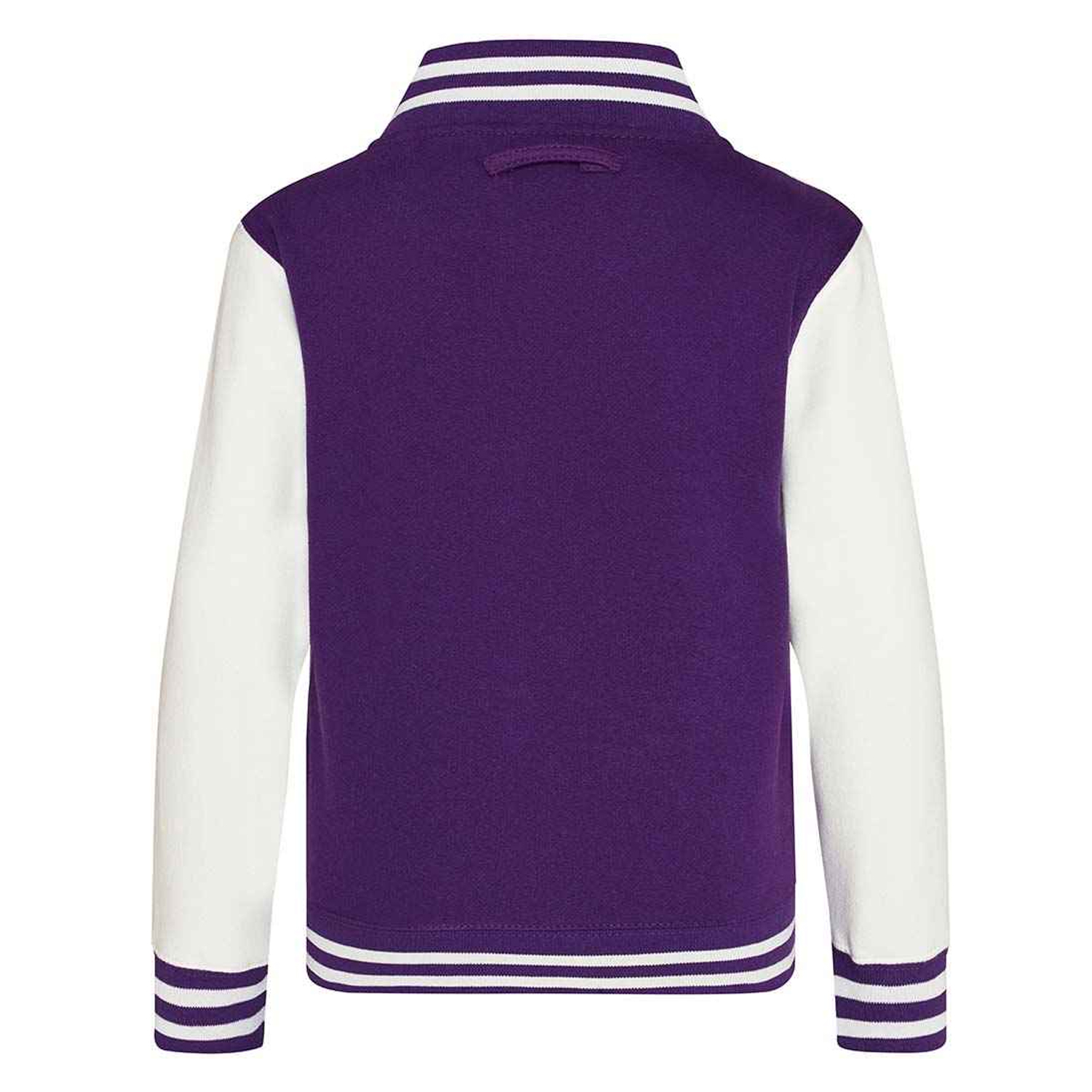 Awdis Childrens/Kids Varsity Jacket (PC7314) - Picture 16 of 18