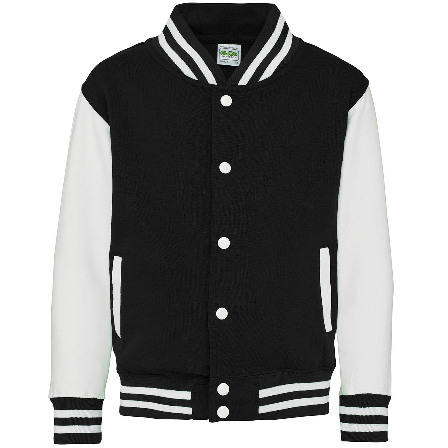 Awdis Childrens/Kids Varsity Jacket (PC7314) - Picture 9 of 18
