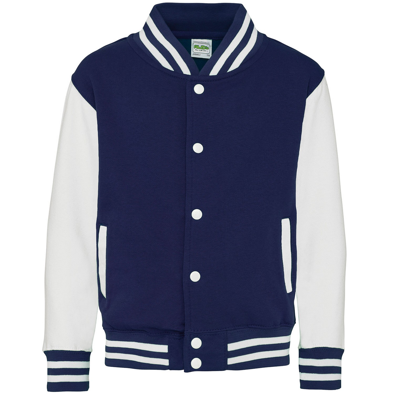 Awdis Childrens/Kids Varsity Jacket (PC7314) - Picture 14 of 18
