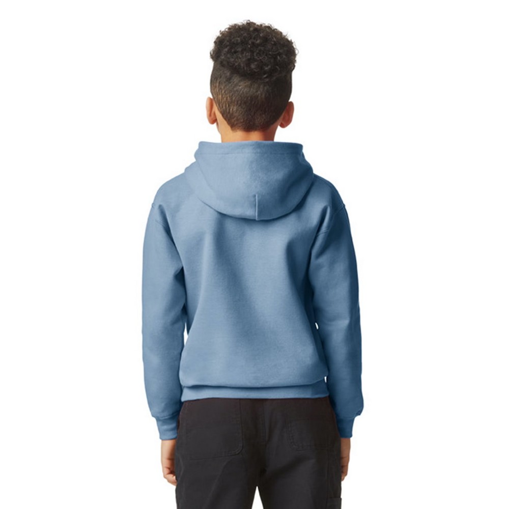 Gildan Childrens/Kids Softstyle Plain Midweight Hoodie (PC7459) - Picture 30 of 30