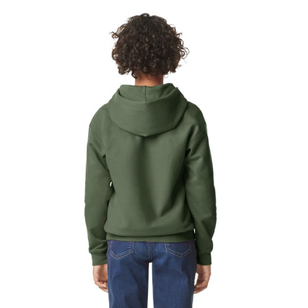 Gildan Childrens/Kids Softstyle Plain Midweight Hoodie (PC7459) - Picture 15 of 30