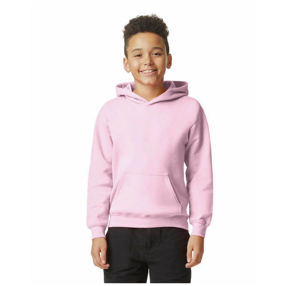Gildan Childrens/Kids Softstyle Plain Midweight Hoodie (PC7459) - Picture 10 of 30