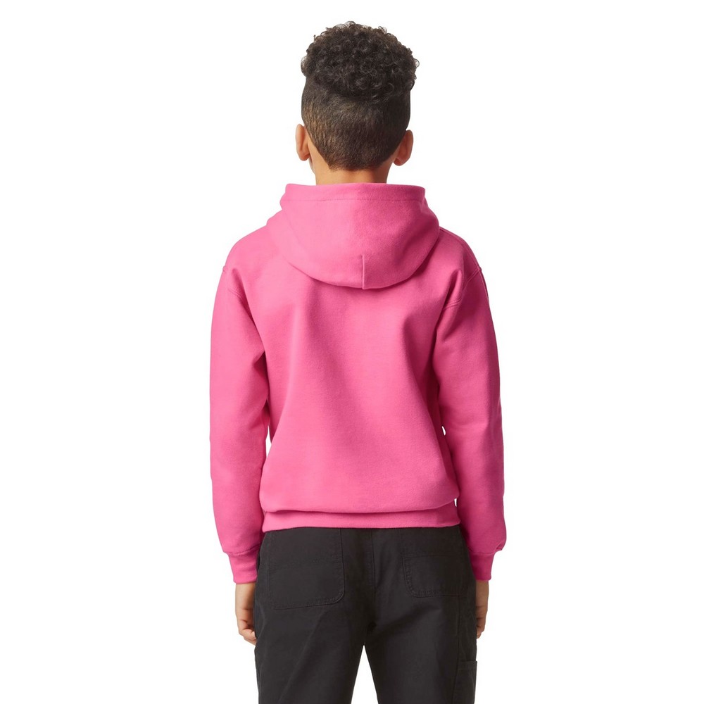 Gildan Childrens/Kids Softstyle Plain Midweight Hoodie (PC7459) - Picture 20 of 30