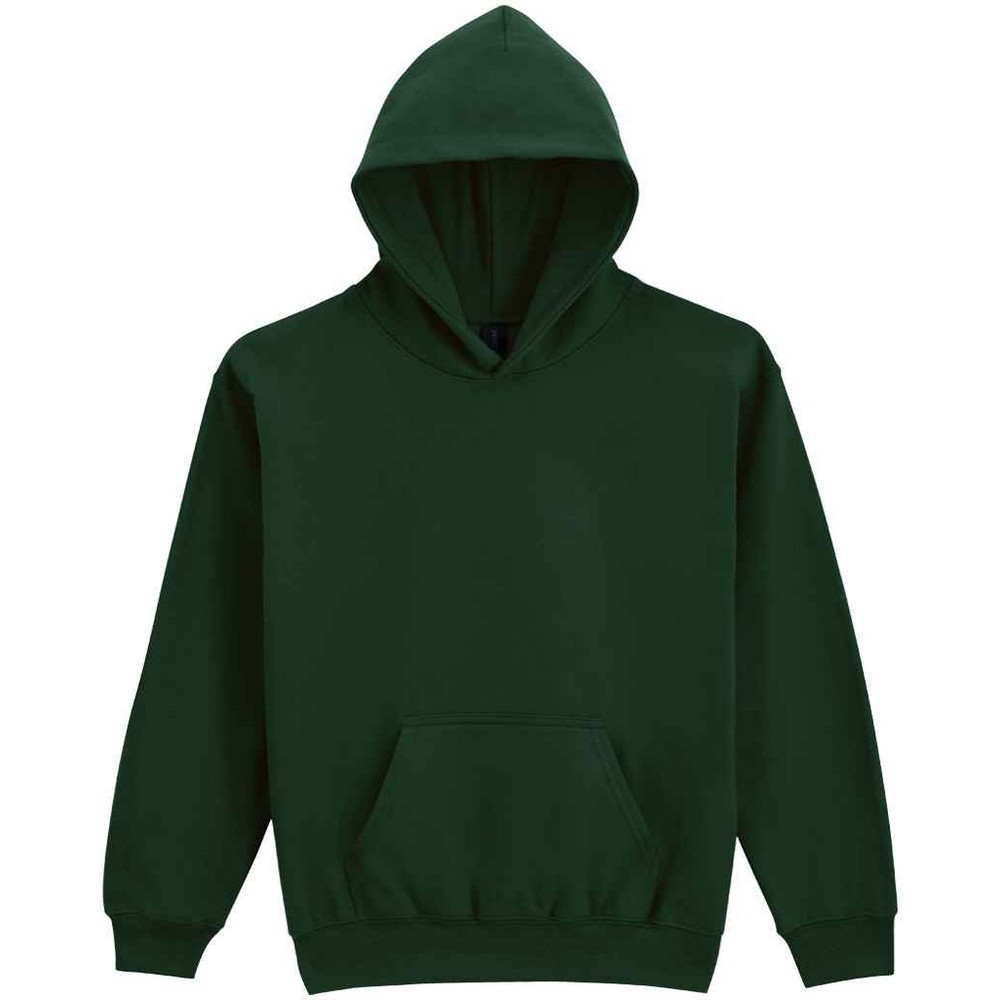 Gildan Childrens/Kids Softstyle Plain Midweight Hoodie (PC7459) - Picture 8 of 30