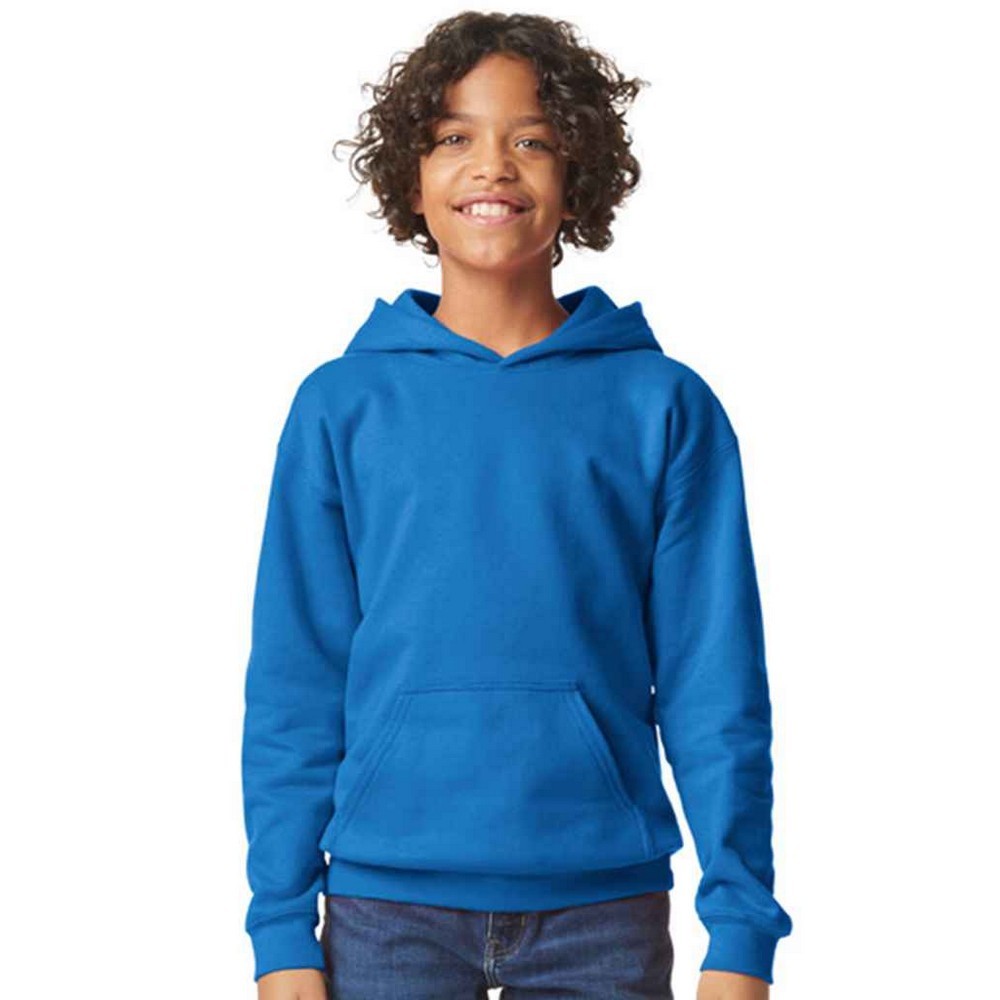 Gildan Childrens/Kids Softstyle Plain Midweight Hoodie (PC7459) - Picture 23 of 30
