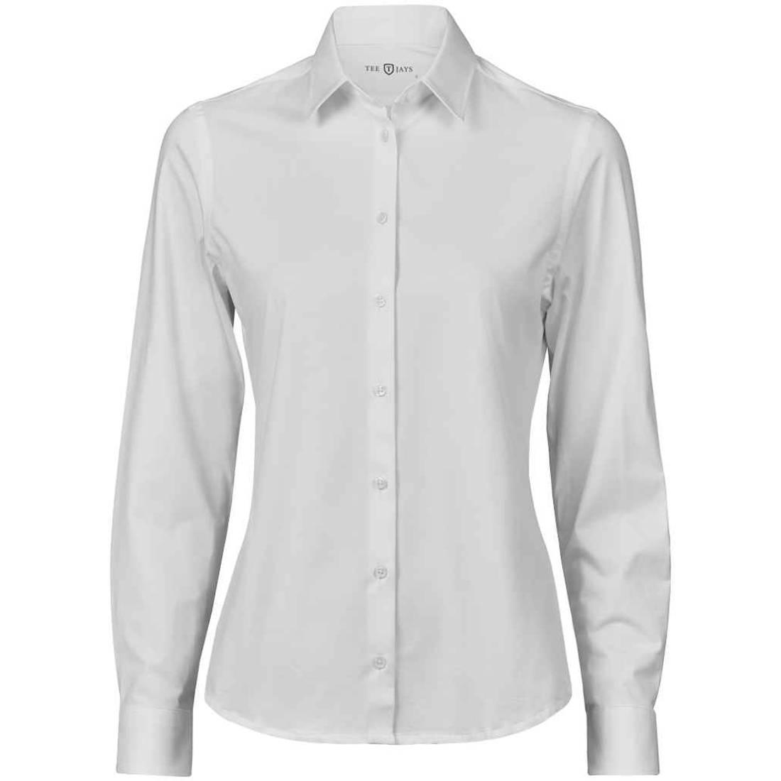 Tee Jays Womens/Ladies Stretch Long-Sleeved Active Shirt  PC7688