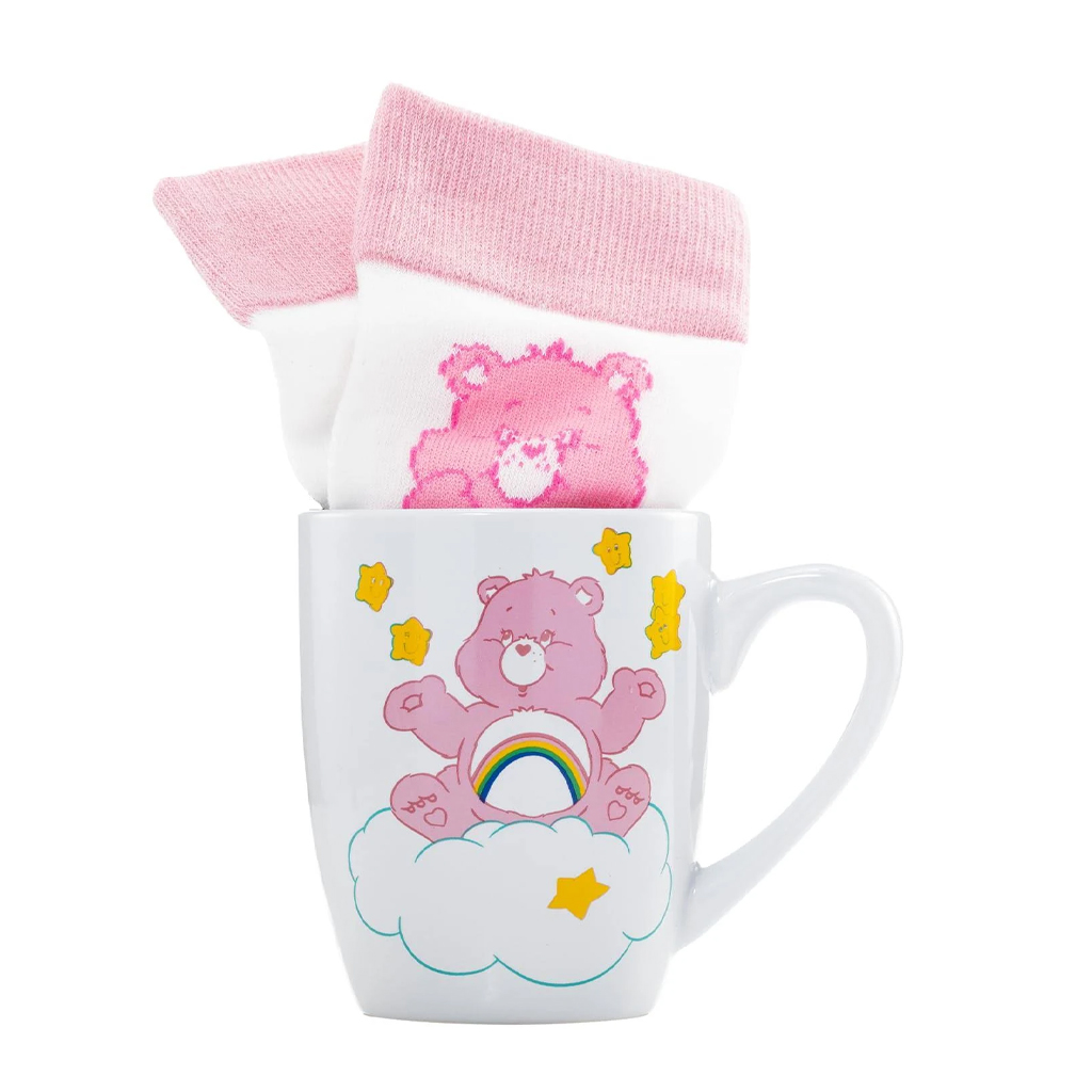Care Bears Cheer Bear Mugg och Strumpset