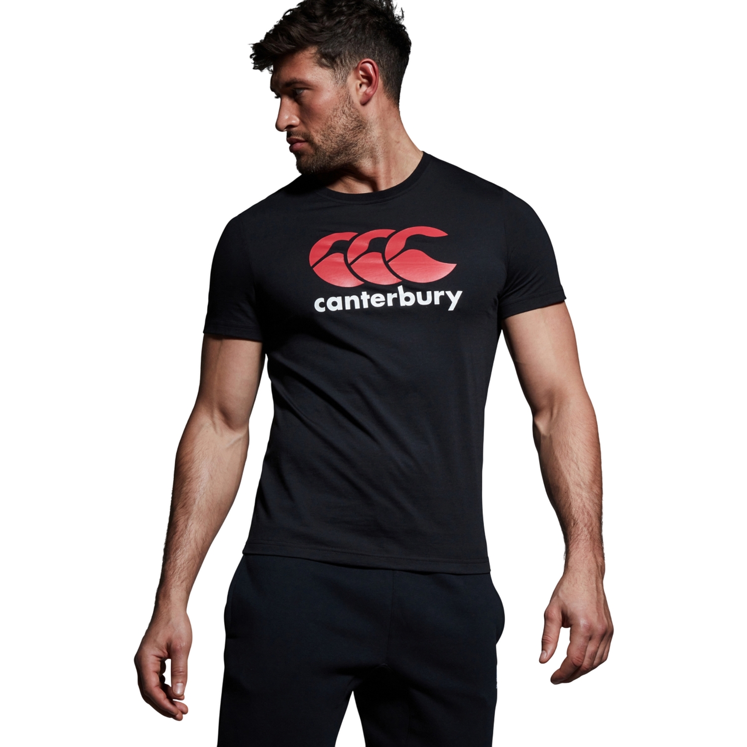 Canterbury Mens Logo Cotton Blend T-Shirt PT263 - Picture 7 of 11
