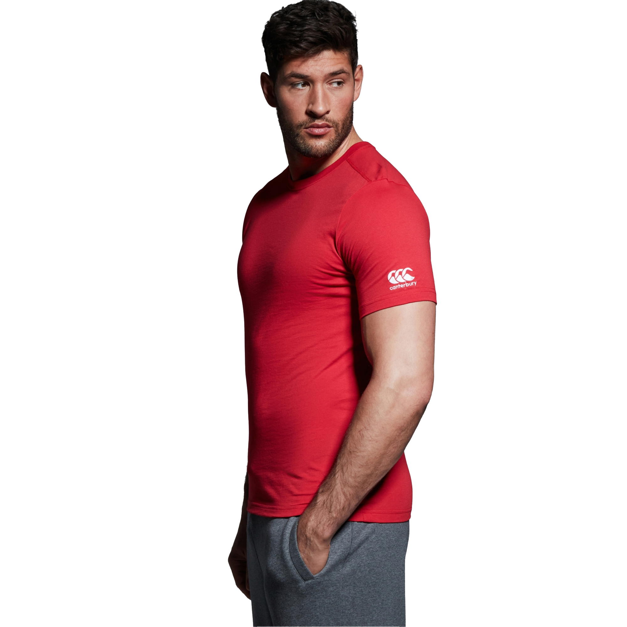 Canterbury Mens Club Plain T-Shirt PT332 - Picture 13 of 22