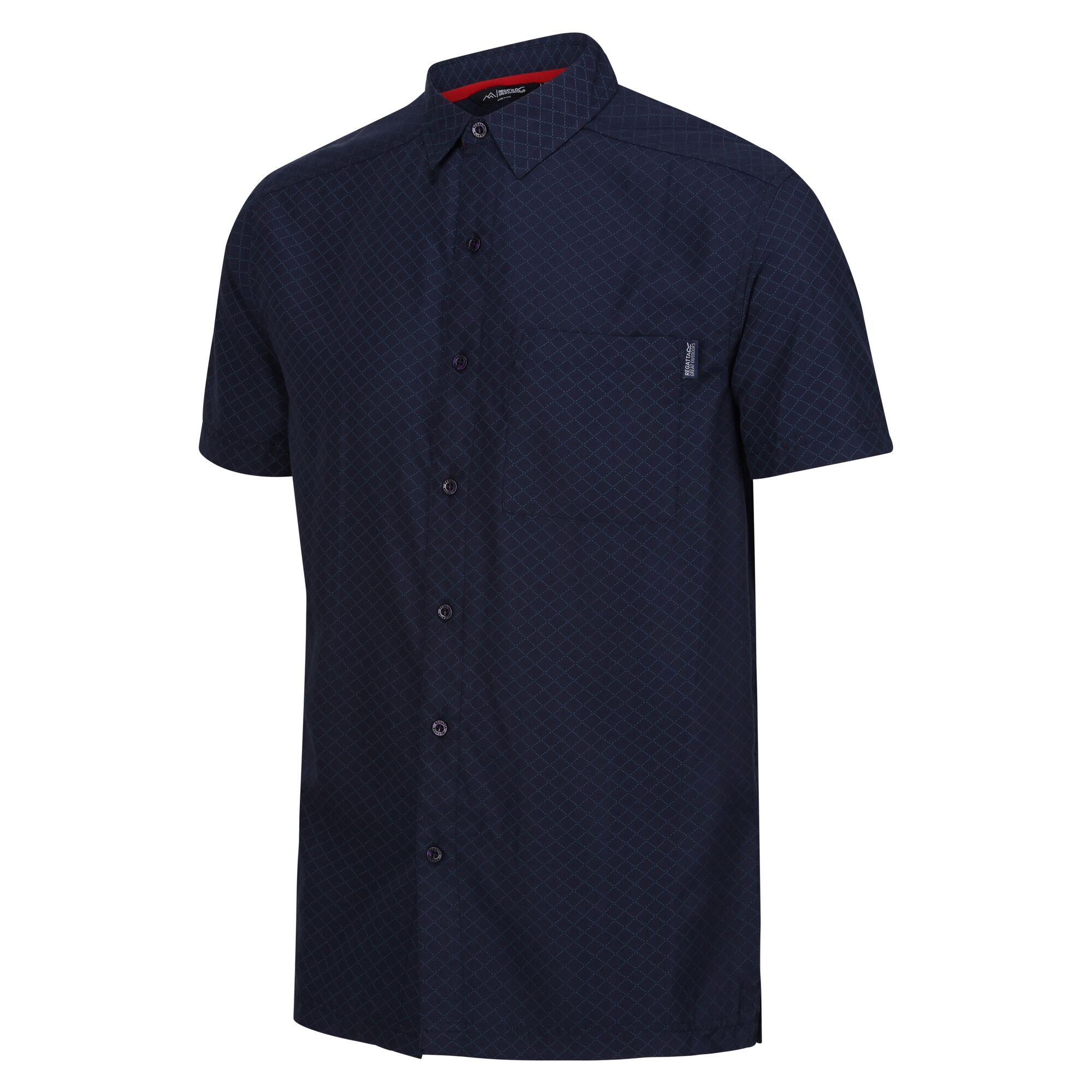 Regatta Mens Mindano VIII Patterned Short-Sleeved Shirt RG10034 - Picture 14 of 18