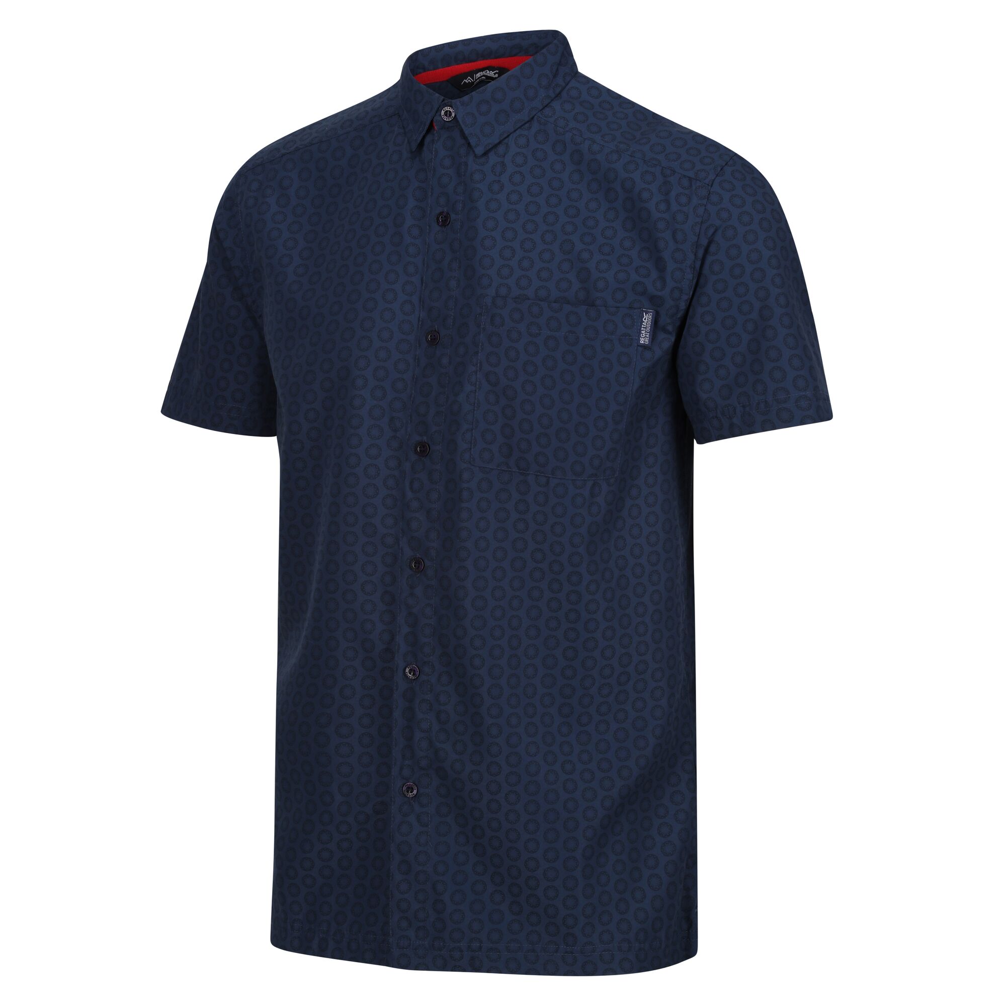 Regatta Mens Mindano VIII Patterned Short-Sleeved Shirt RG10034 - Picture 12 of 18