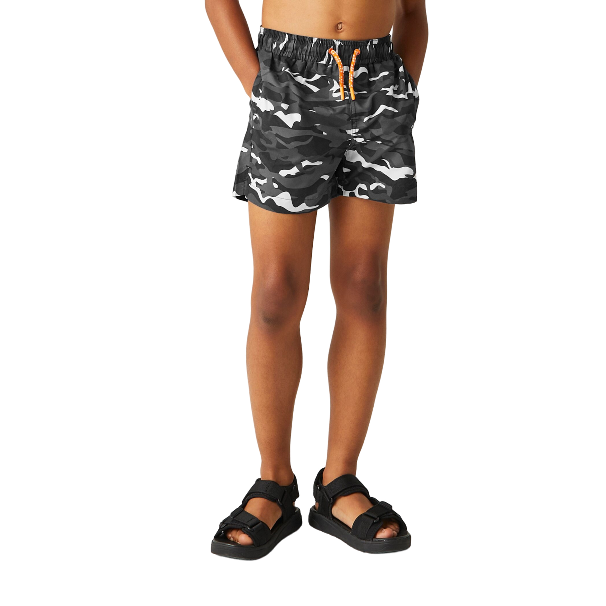 Regatta Childrens/Kids Skander III Camouflage Swim Shorts (RG10903) - Picture 9 of 11