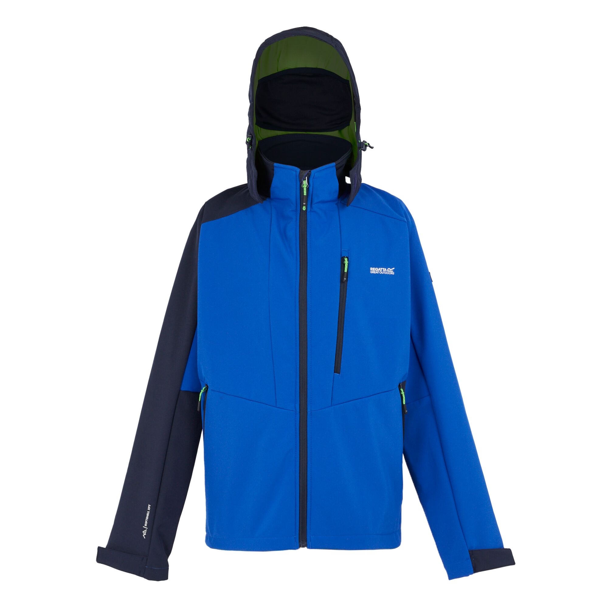 Regatta Mens Hewitts X Colour Block Soft Shell Jacket (RG11040) Regatta Mens Hewitts X Colour Block Soft Shell Jacket (RG11040)