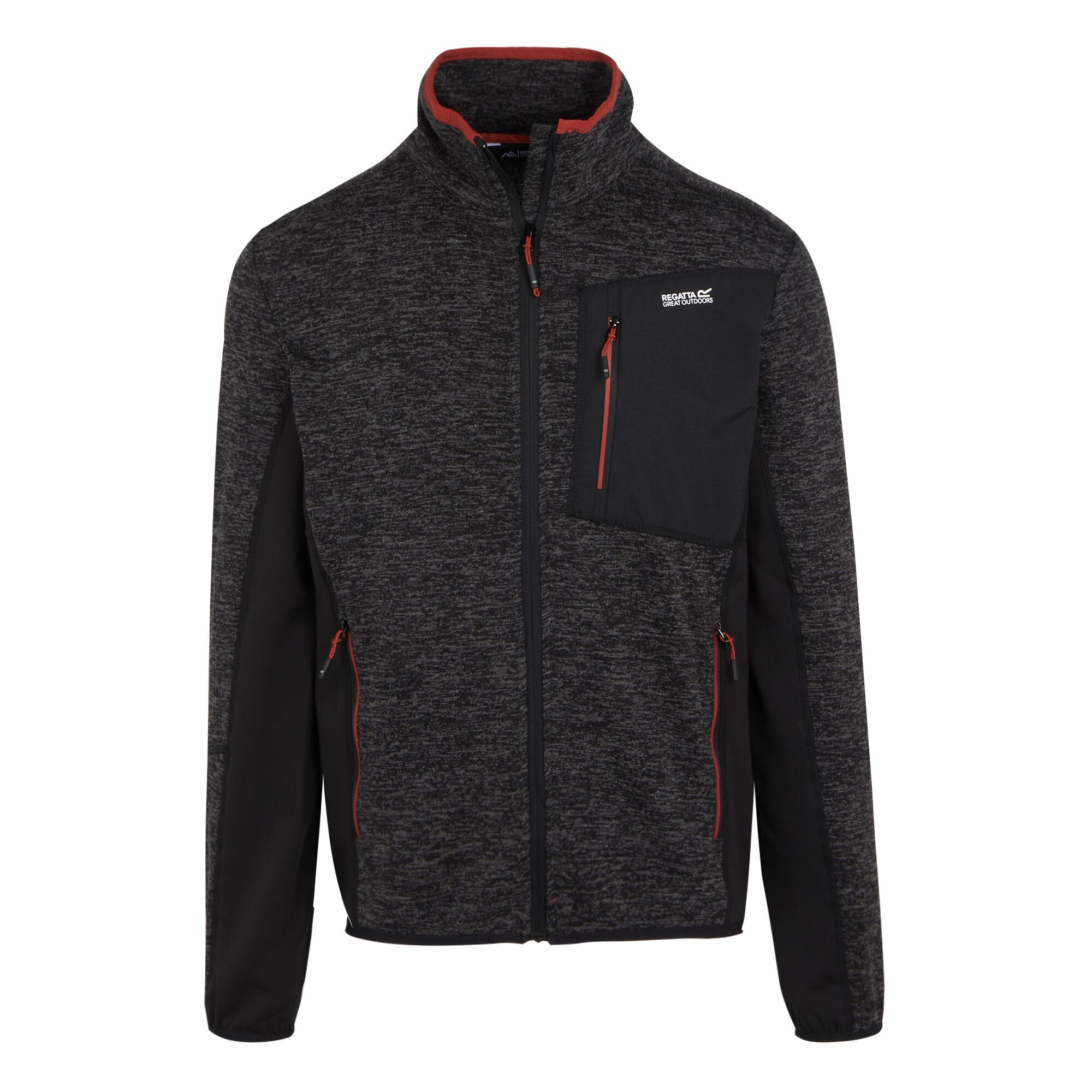 Regatta Mens Baslinn Marl Full Zip Fleece Jacket (RG11189) - Picture 11 of 31