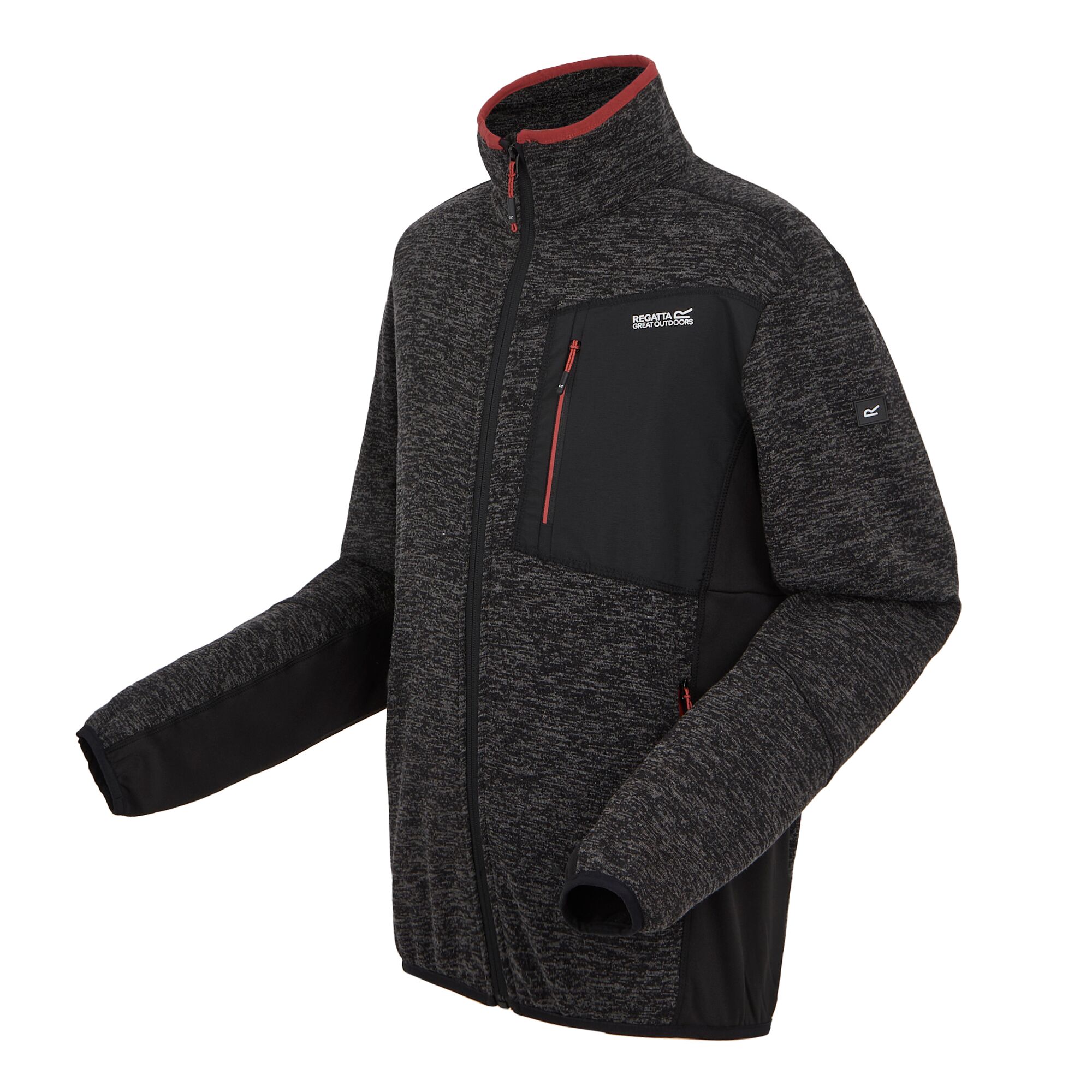Regatta Mens Baslinn Marl Full Zip Fleece Jacket (RG11189) - Picture 13 of 31