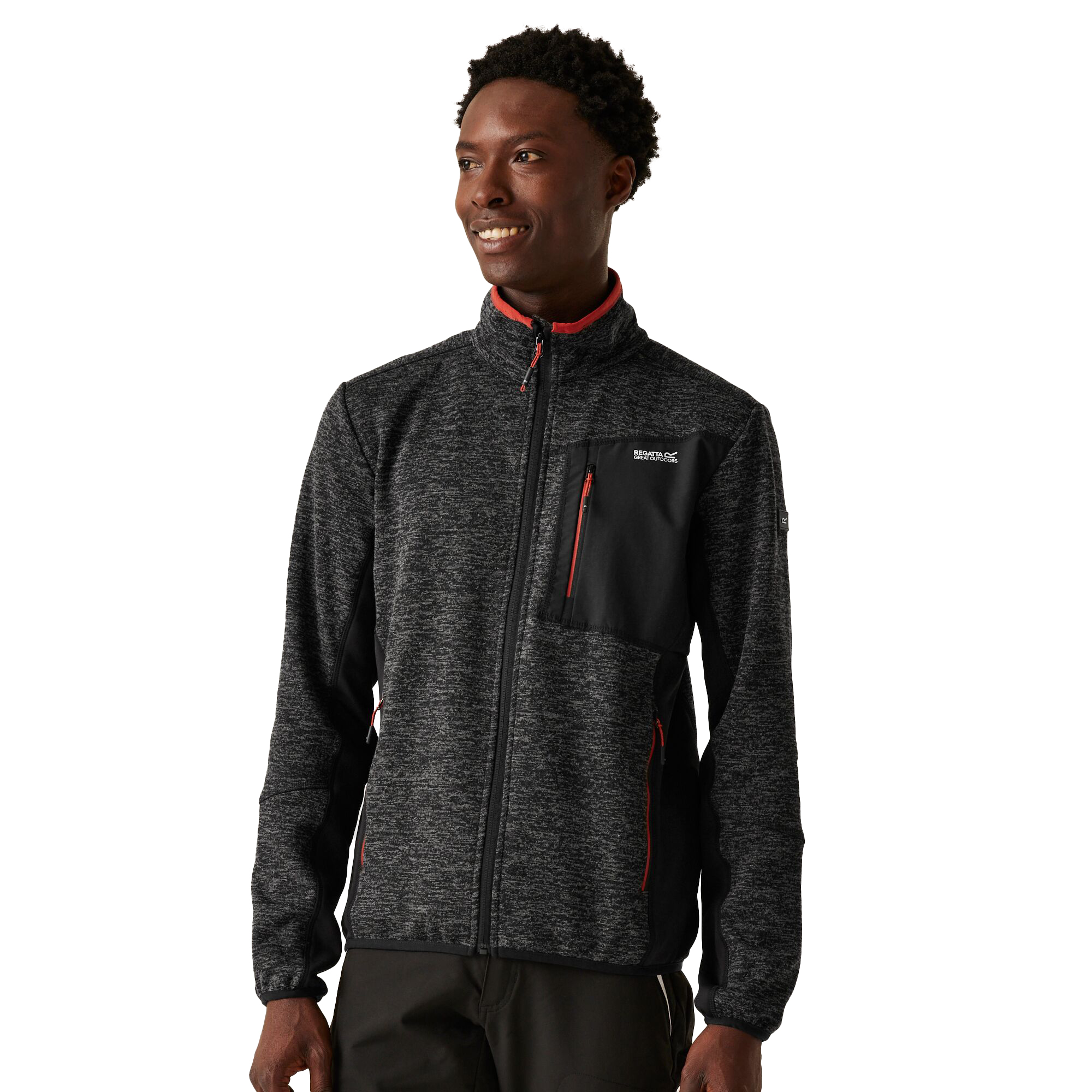 Regatta Mens Baslinn Marl Full Zip Fleece Jacket (RG11189) - Picture 14 of 31