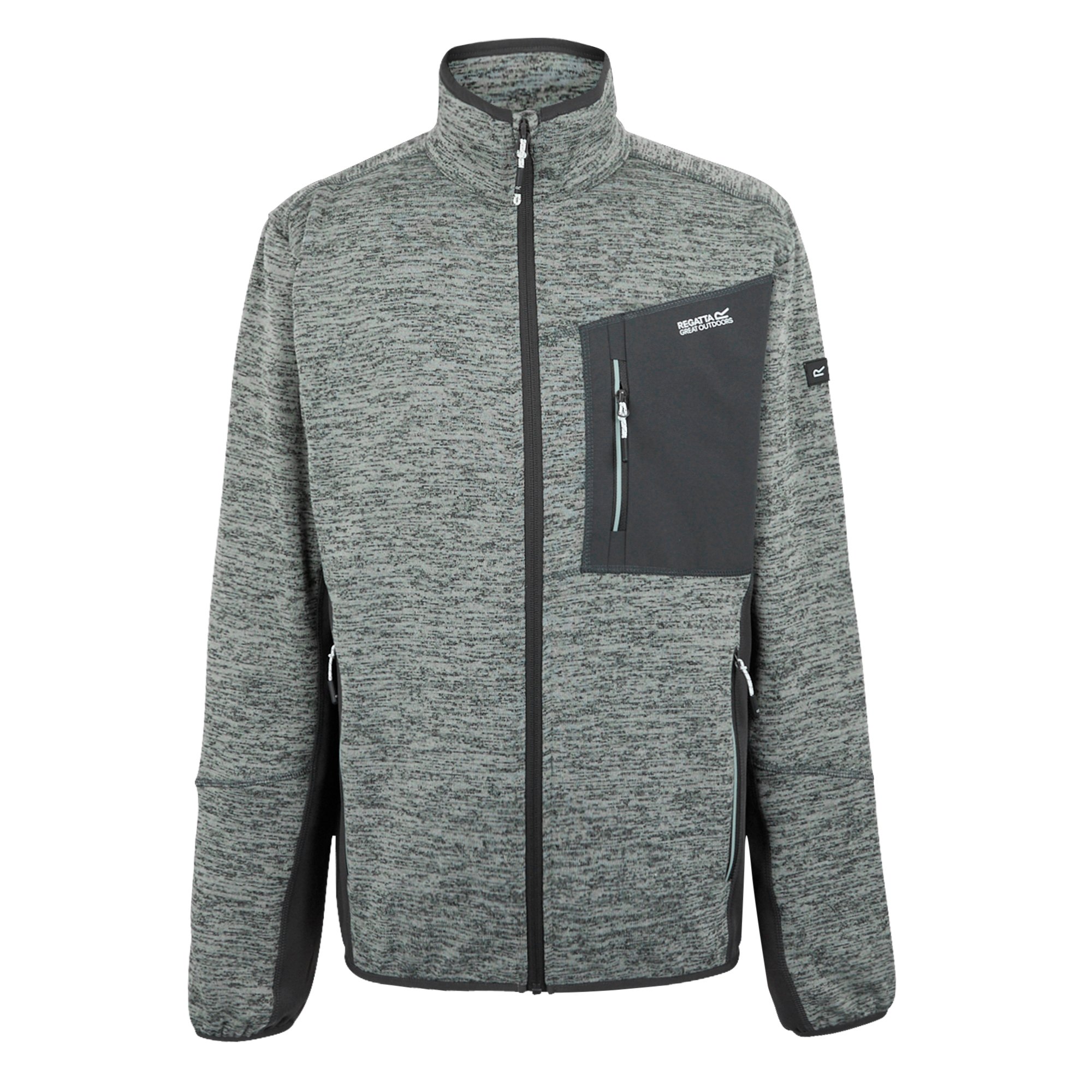 Regatta Mens Baslinn Marl Full Zip Fleece Jacket (RG11189) - Picture 7 of 31