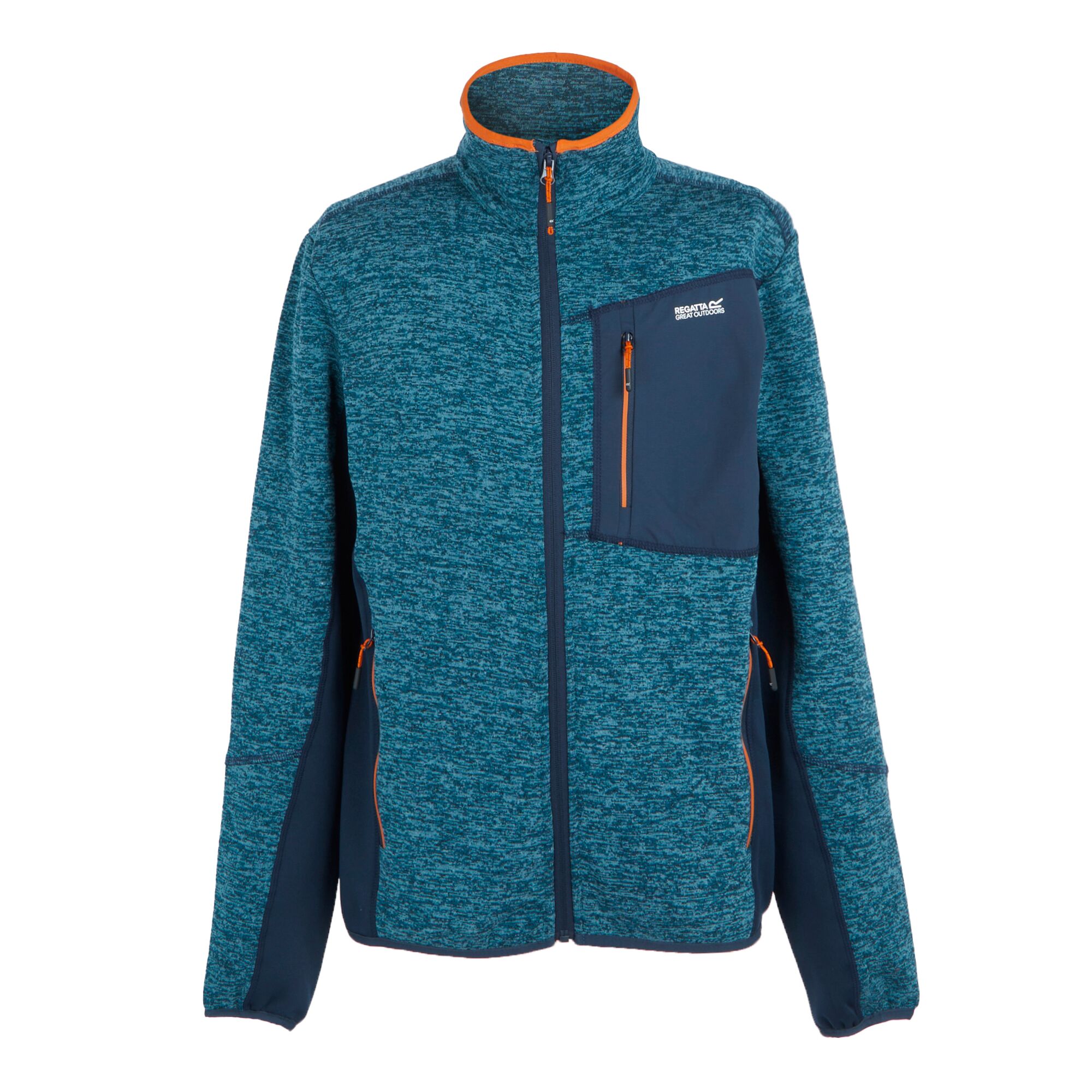 Regatta Mens Baslinn Marl Full Zip Fleece Jacket (RG11189) - Picture 21 of 31