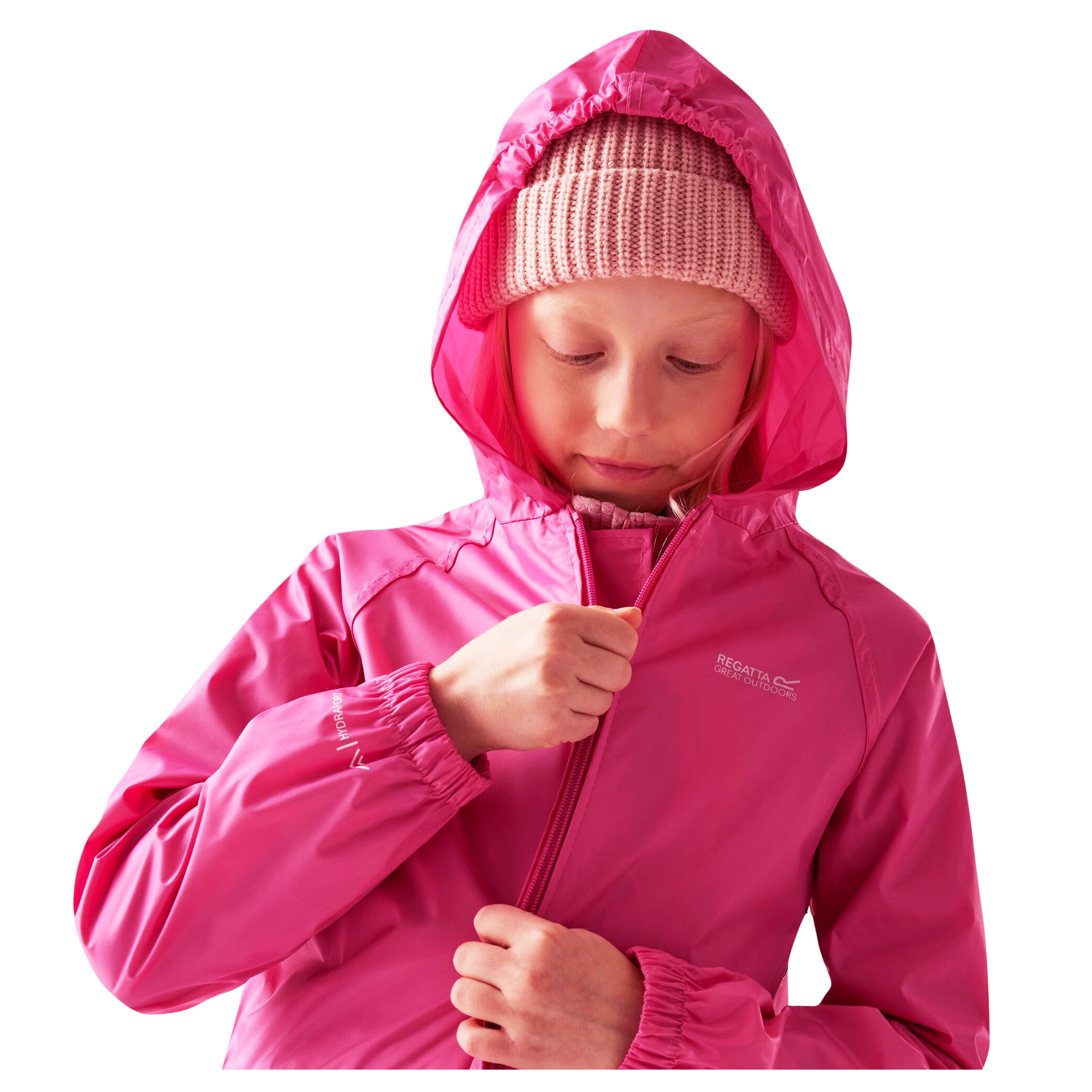 Regatta Great Outdoors Childrens/Kids Stormbreak Waterproof Jacket (RG1235) - Picture 11 of 16