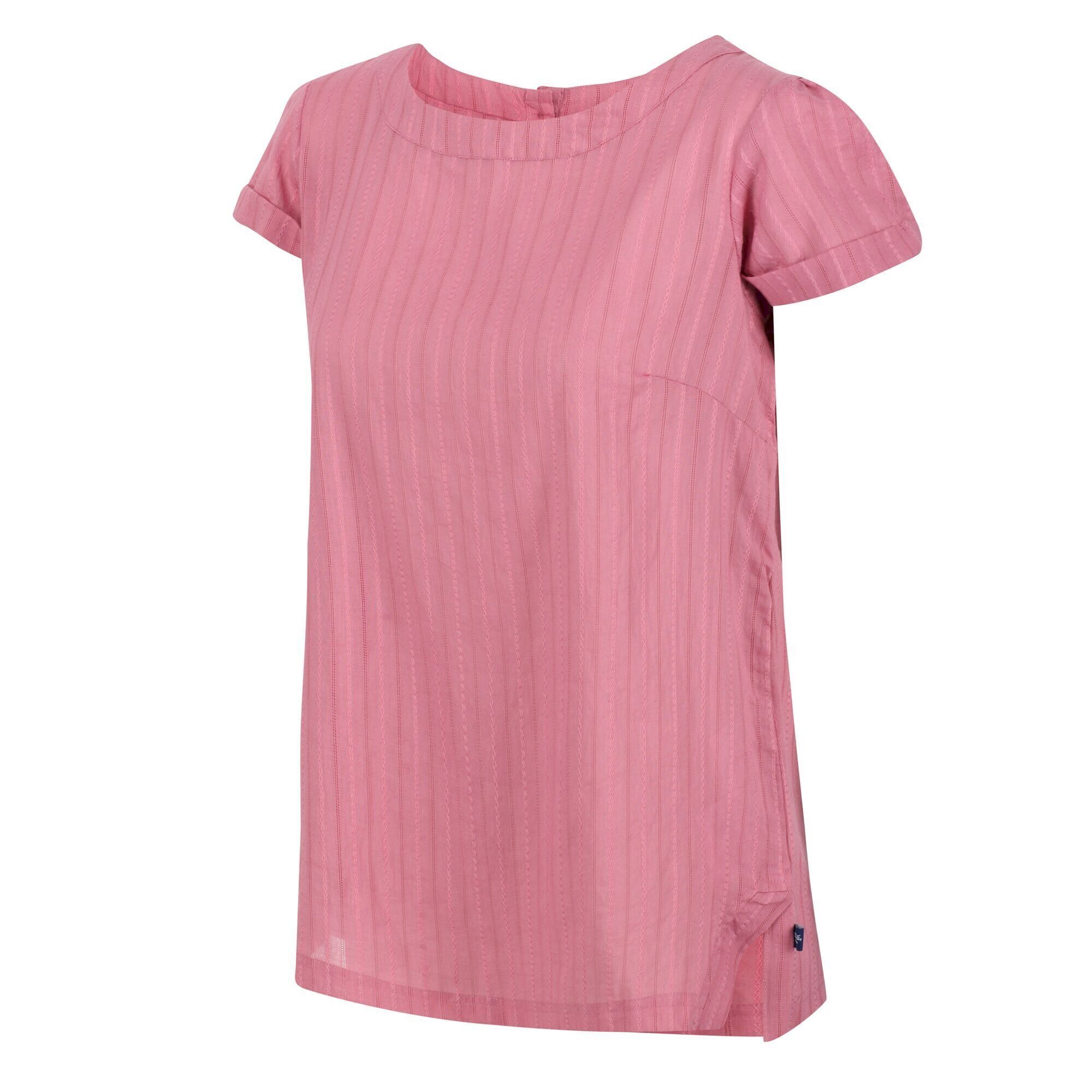 Regatta Womens/Ladies Jaelynn Dobby Cotton T-Shirt (RG7212) - Picture 12 of 12