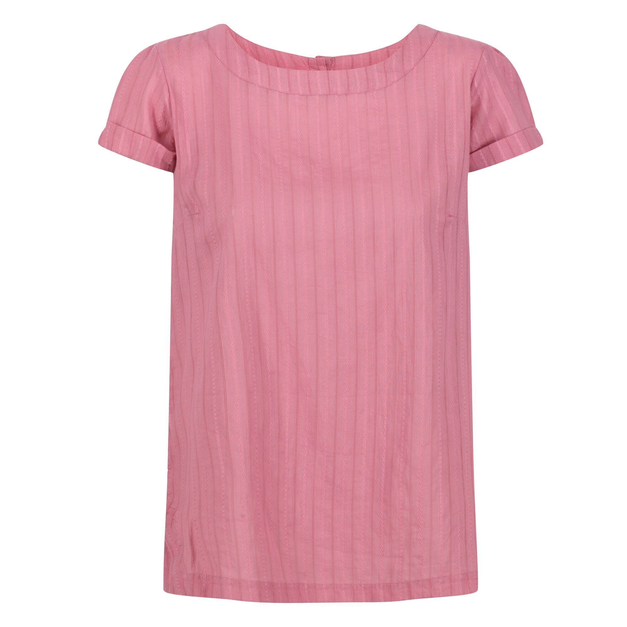 Regatta Womens/Ladies Jaelynn Dobby Cotton T-Shirt (RG7212) - Picture 7 of 12