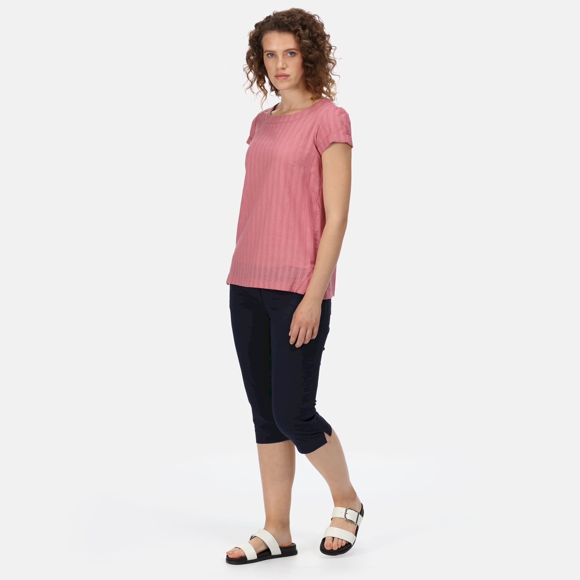 Regatta Womens/Ladies Jaelynn Dobby Cotton T-Shirt (RG7212) - Picture 8 of 12