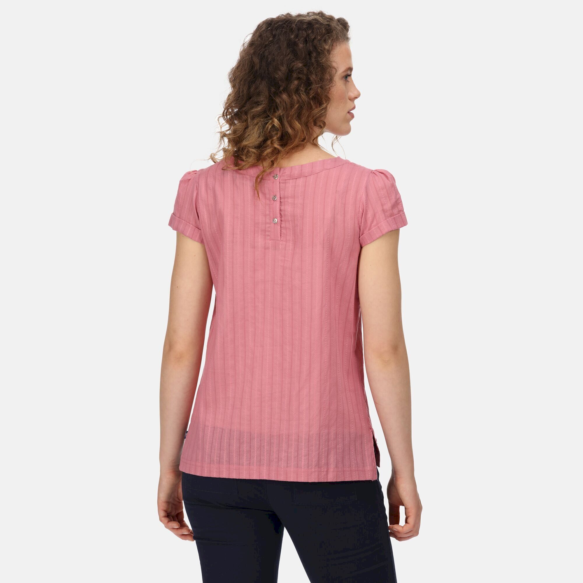 Regatta Womens/Ladies Jaelynn Dobby Cotton T-Shirt (RG7212) - Picture 10 of 12