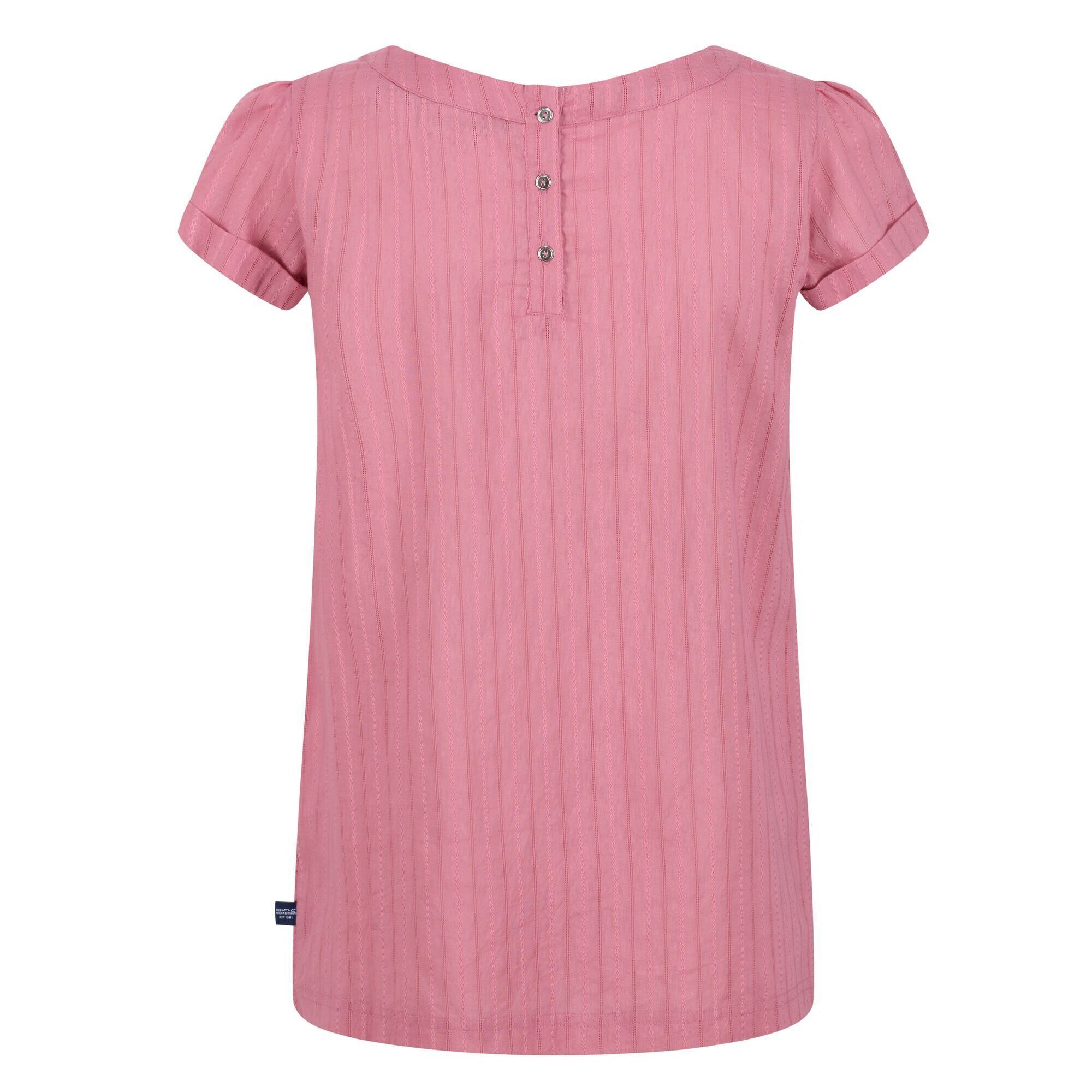Regatta Womens/Ladies Jaelynn Dobby Cotton T-Shirt (RG7212) - Picture 11 of 12