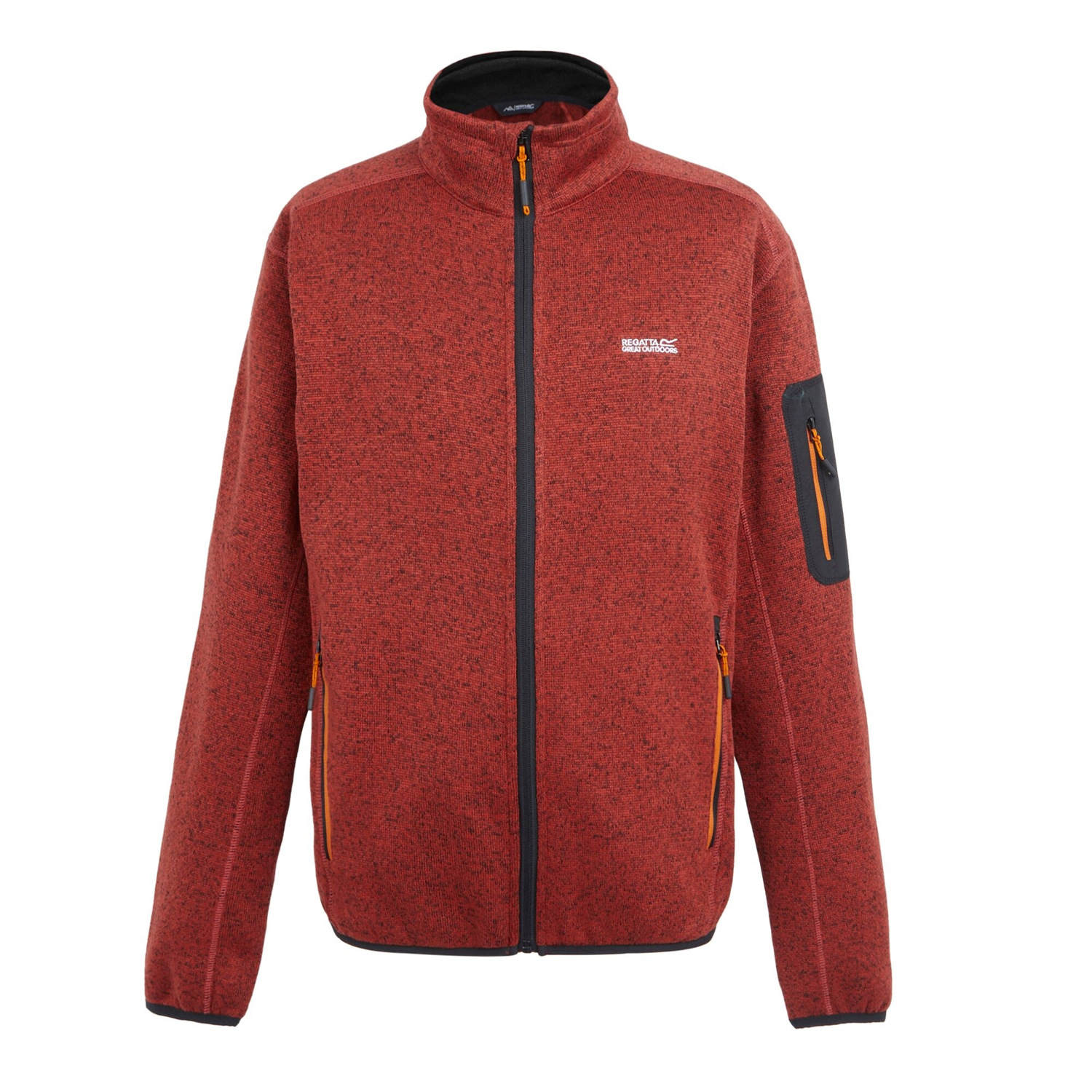 Regatta Mens Newhill Marl Full Zip Fleece Jacket RG8770