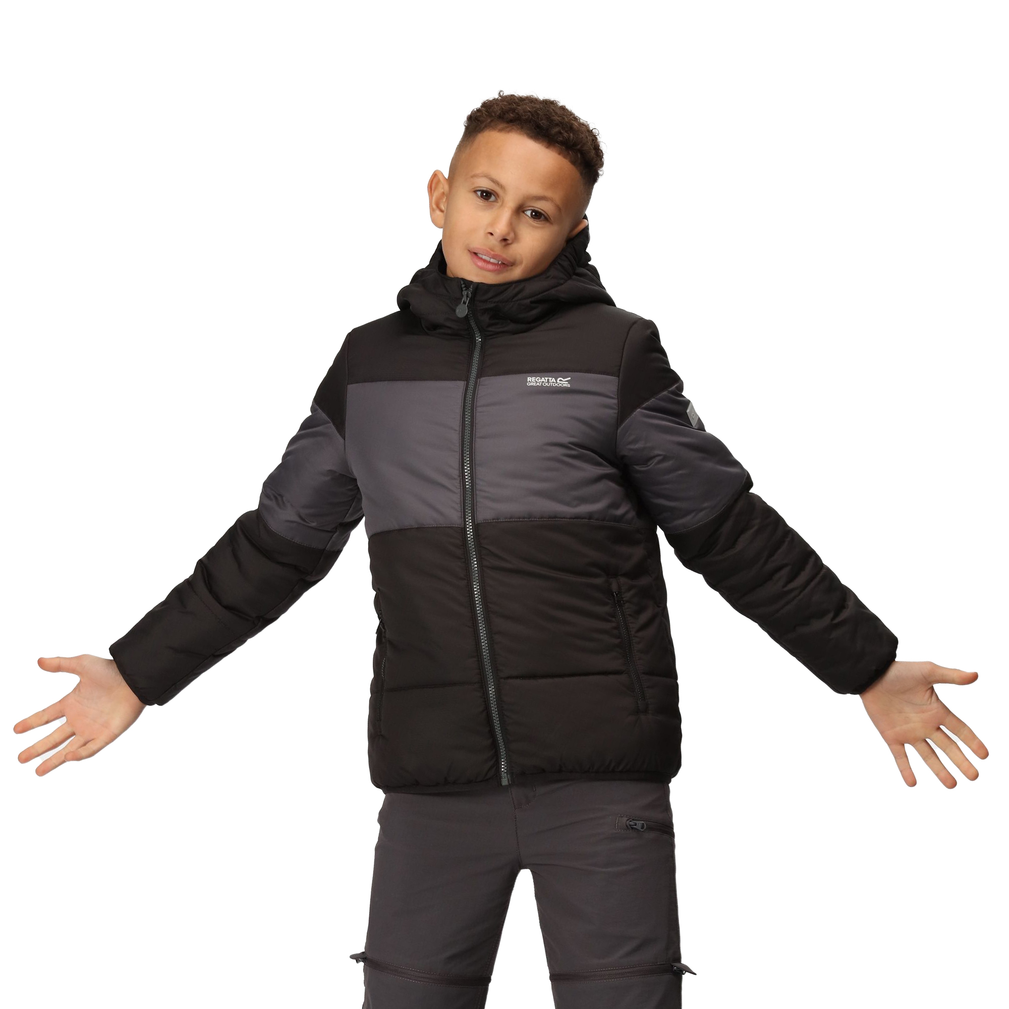 Regatta Childrens/Kids Lofthouse VII Terrain Print Padded Jacket (RG9091) - Picture 22 of 24
