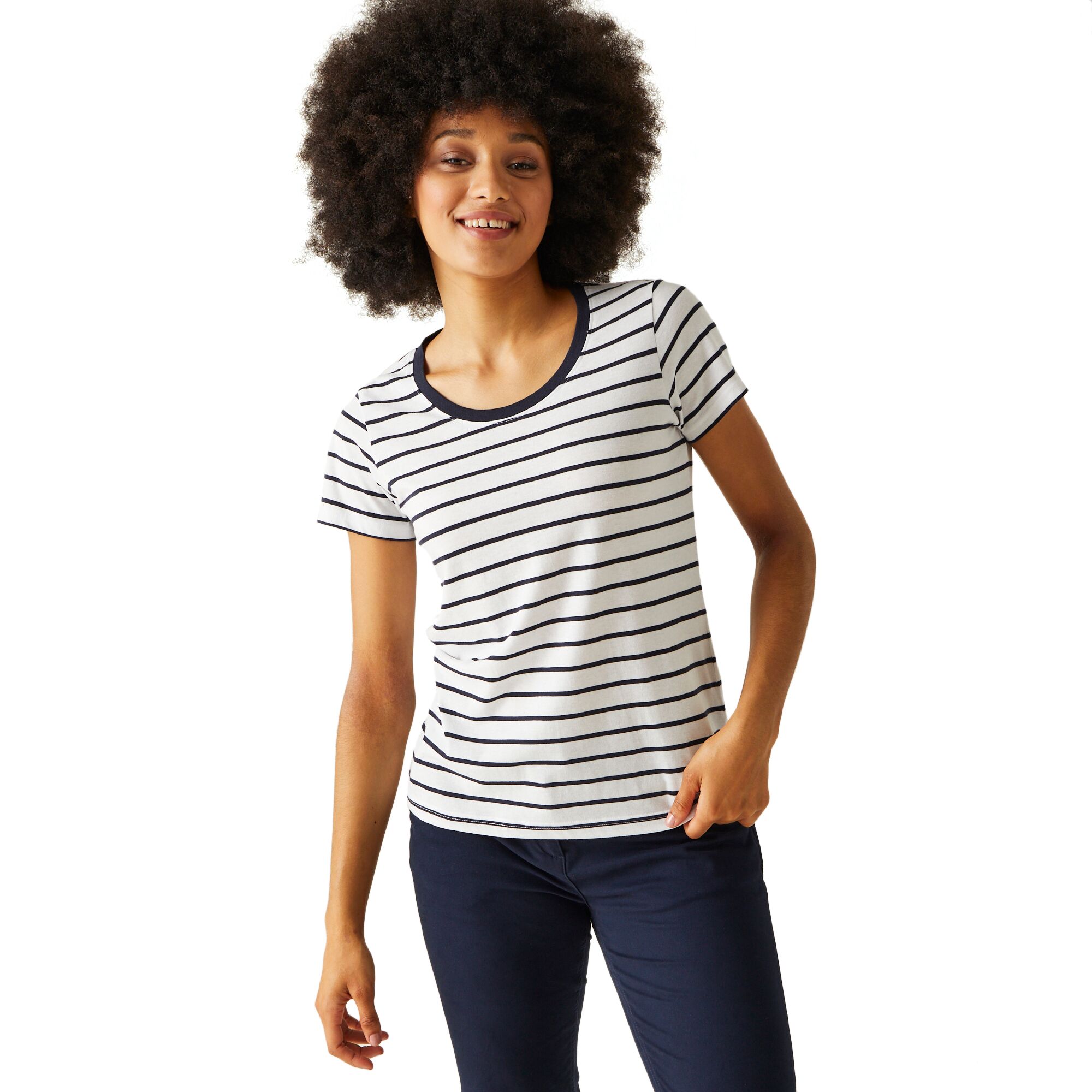 Regatta Damen/Ladies Filandra VIII Stripe T-Shirt - Bild 9 von 9