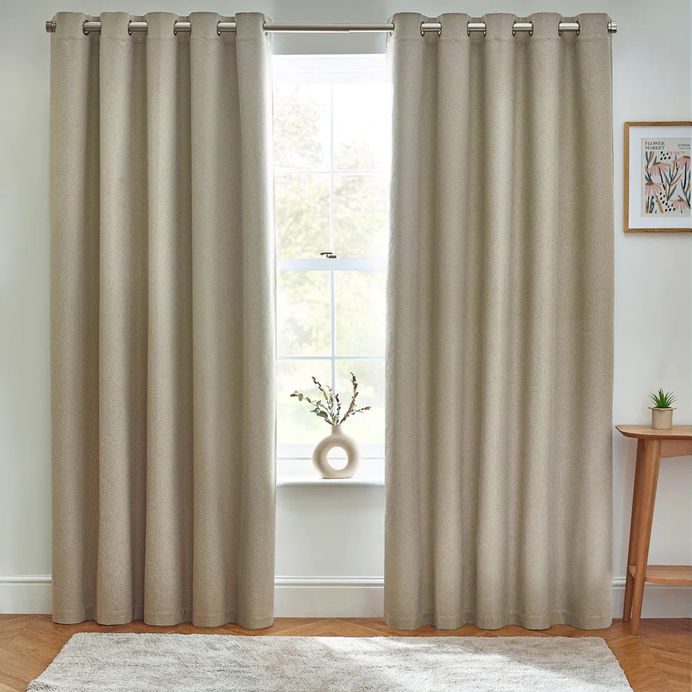 Furn Dawn Eyelet Curtains  RV3271