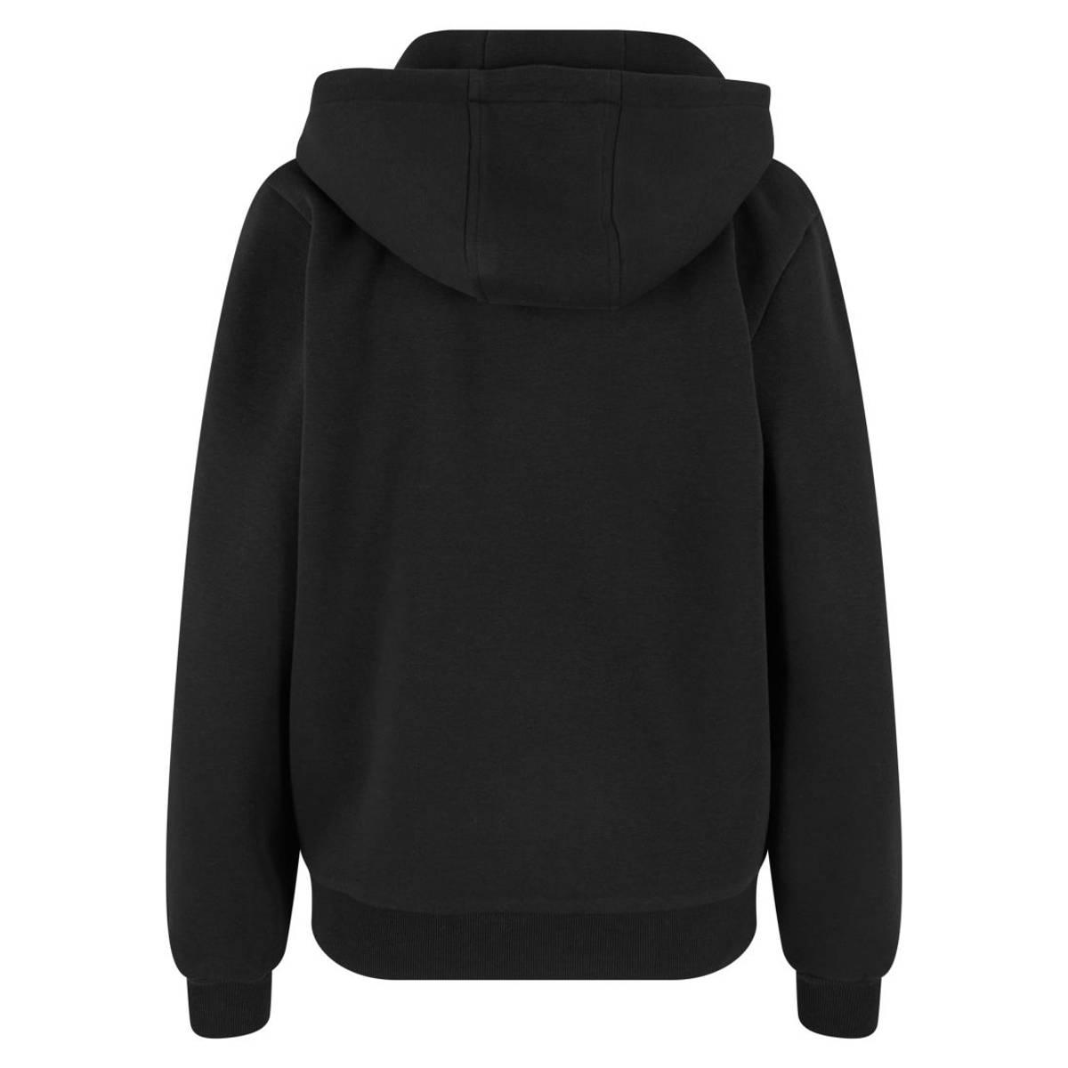 Build Your Brand Womens/Ladies Fluffy Full Zip Hoodie (RW10665) - Picture 4 of 18