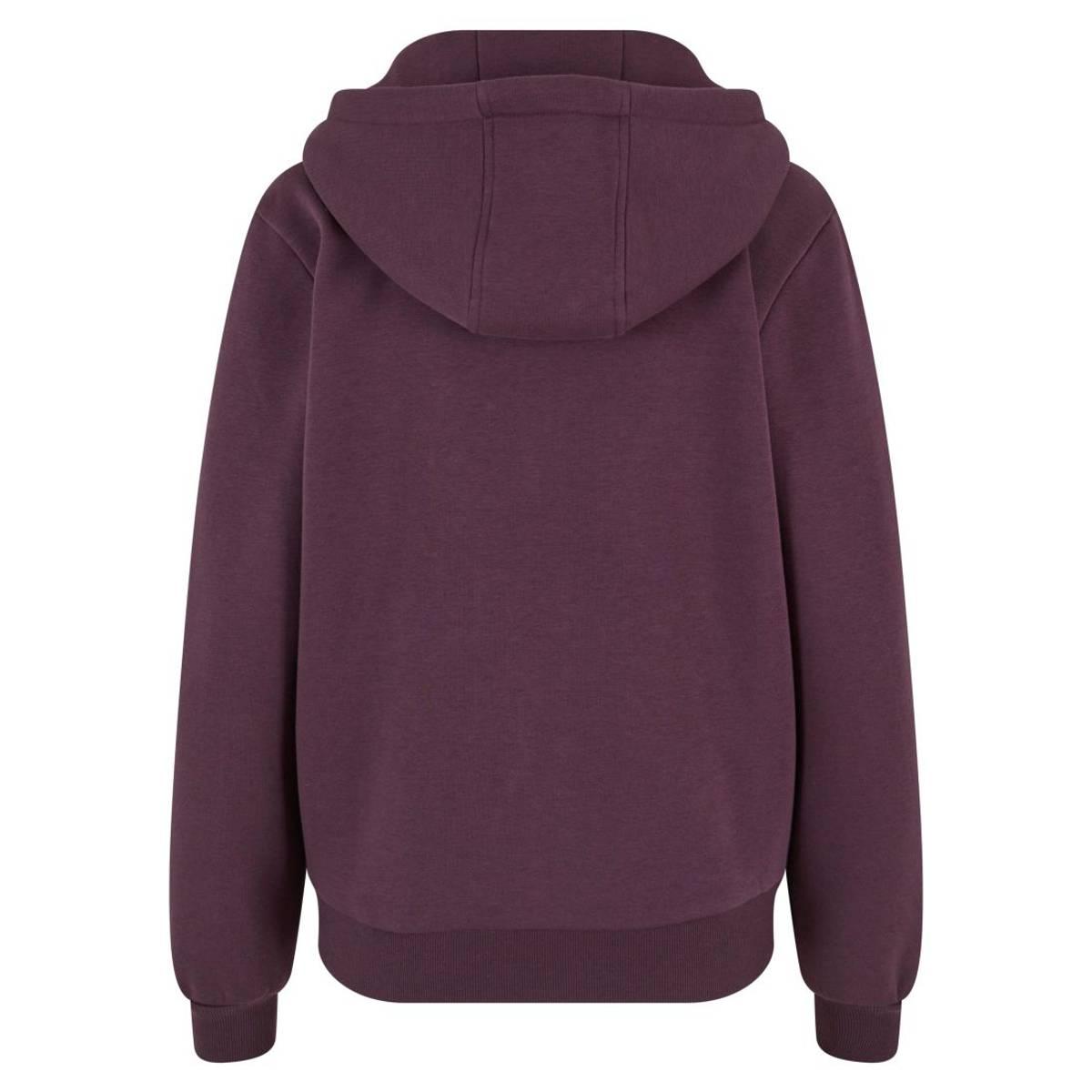 Build Your Brand Womens/Ladies Fluffy Full Zip Hoodie (RW10665) - Picture 12 of 18