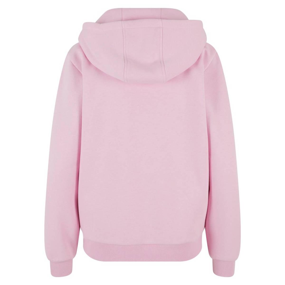 Build Your Brand Womens/Ladies Fluffy Full Zip Hoodie (RW10665) - Picture 16 of 18