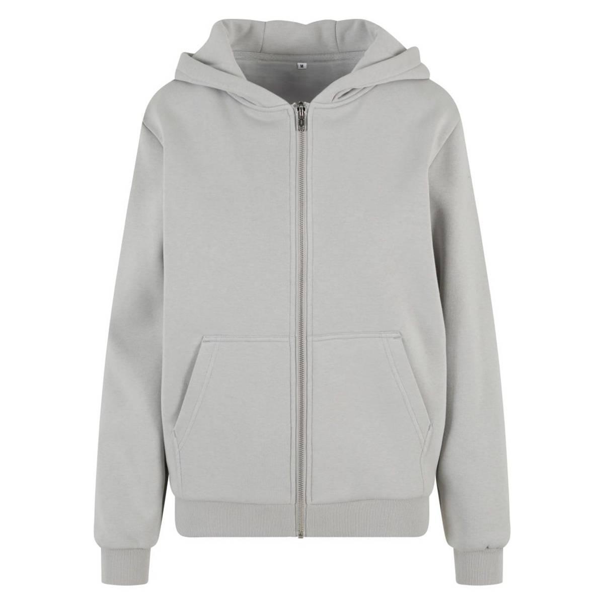 Build Your Brand Womens/Ladies Fluffy Full Zip Hoodie (RW10665) - Picture 7 of 18