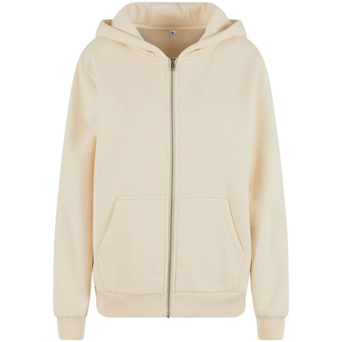 Build Your Brand Womens/Ladies Fluffy Full Zip Hoodie (RW10665) - Picture 17 of 18