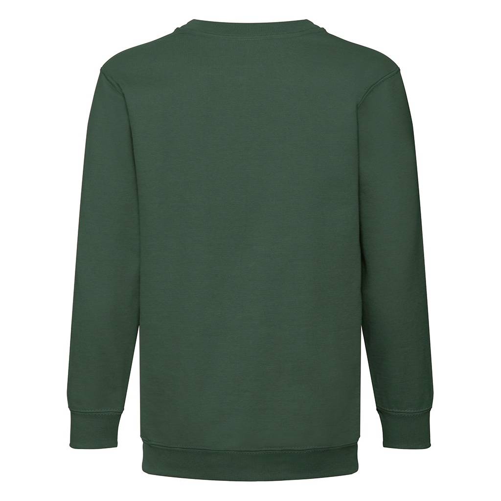 Fruit Of The Loom Kids Girls/Boys Classic 80/20 Set-In Sweatshirt Top RW3154 - Picture 4 of 26