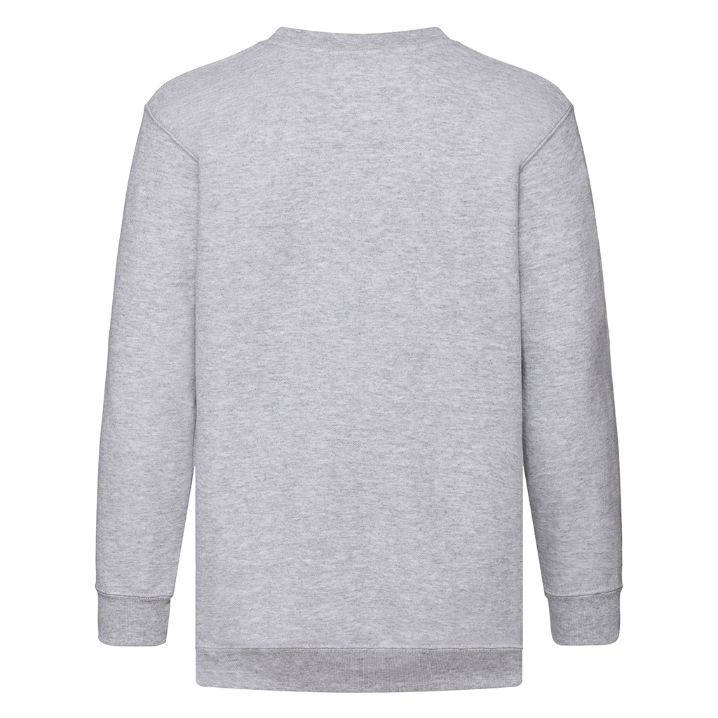 Fruit Of The Loom Kids Girls/Boys Classic 80/20 Set-In Sweatshirt Top RW3154 - Picture 10 of 26